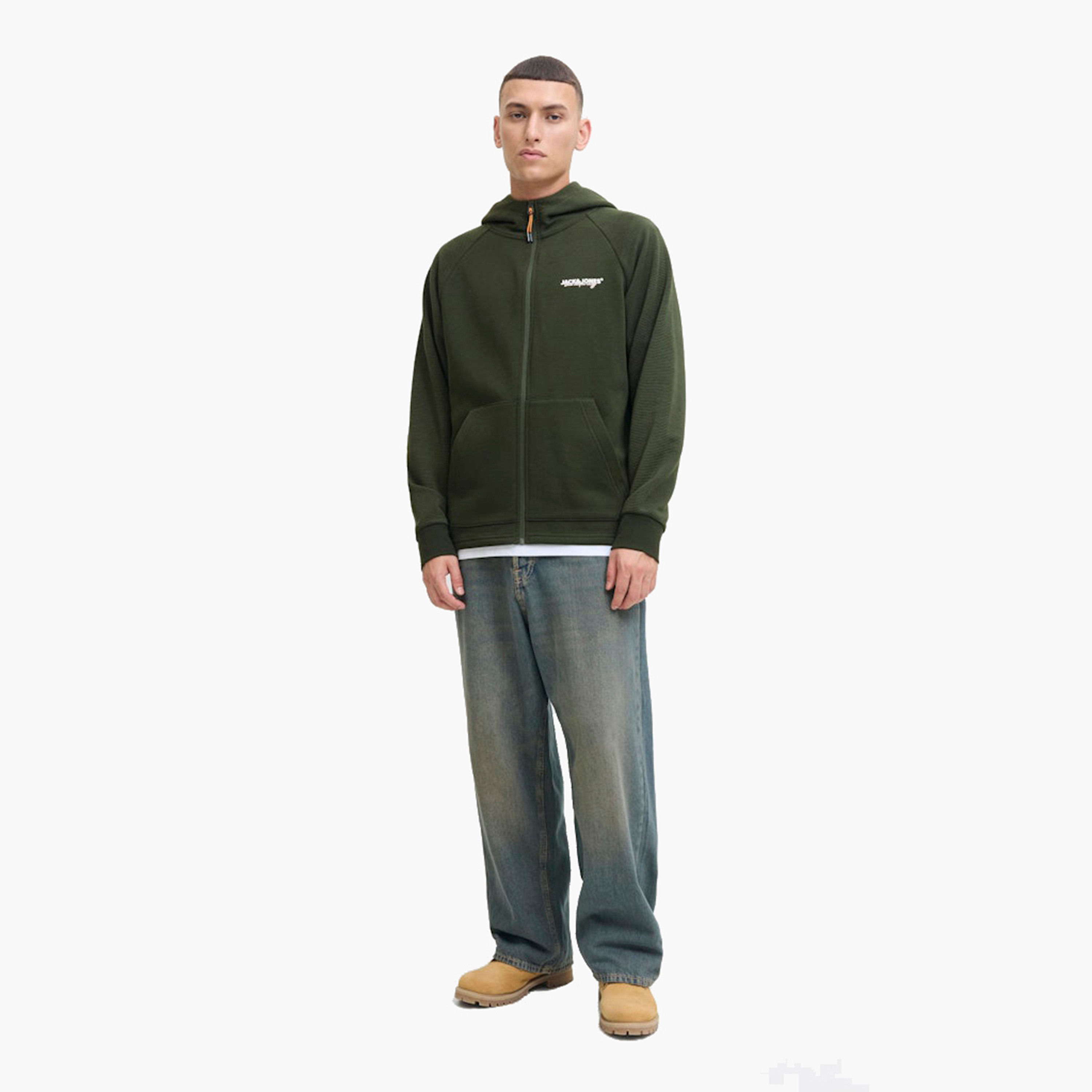هودي رجالي سادة بأكمام طويلة وسحاب من جاك آند جونز-men-winterwear-hoodiesandsweatshirts-image-7