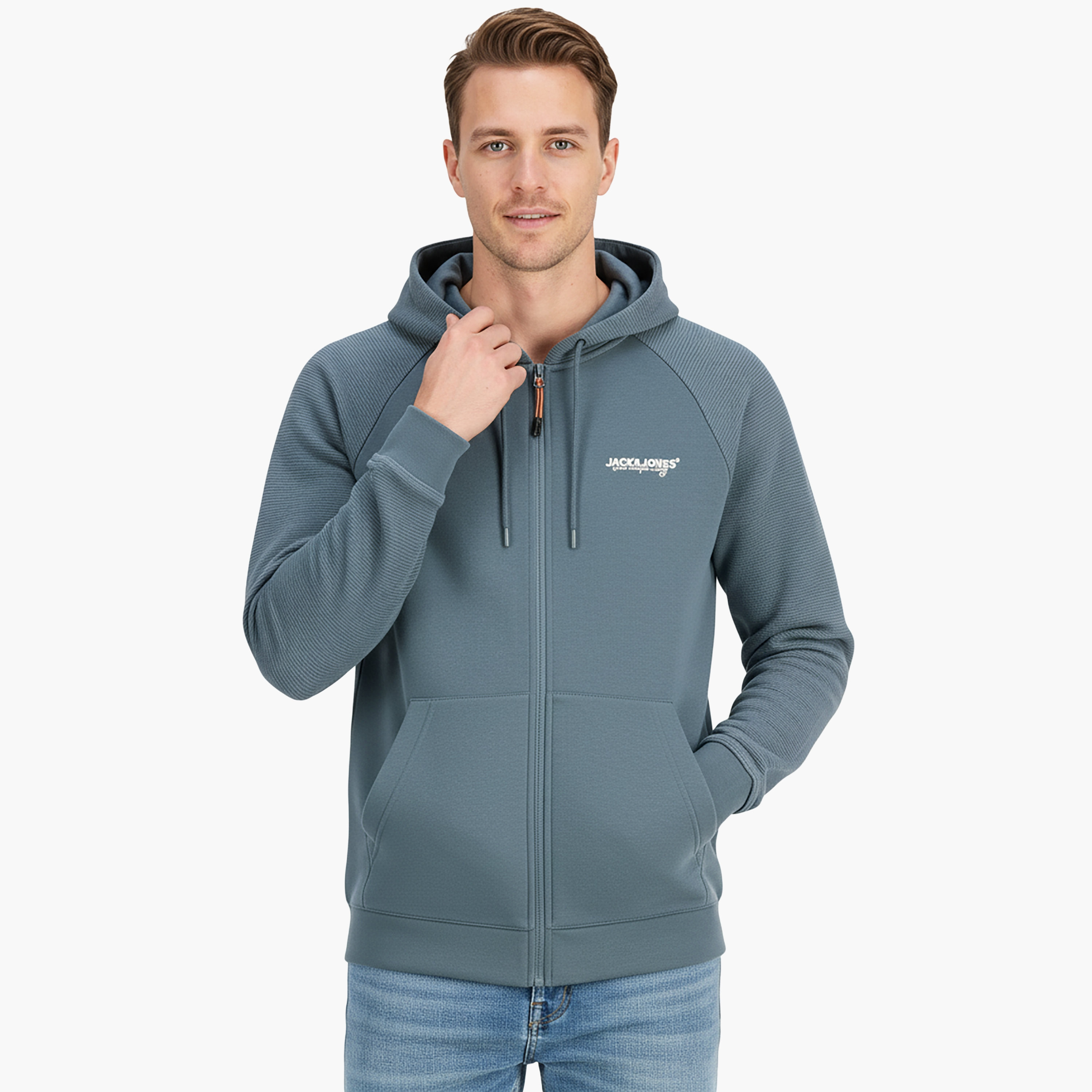 هودي رجالي سادة بأكمام طويلة وسحاب من جاك آند جونز-men-winterwear-hoodiesandsweatshirts-image-11