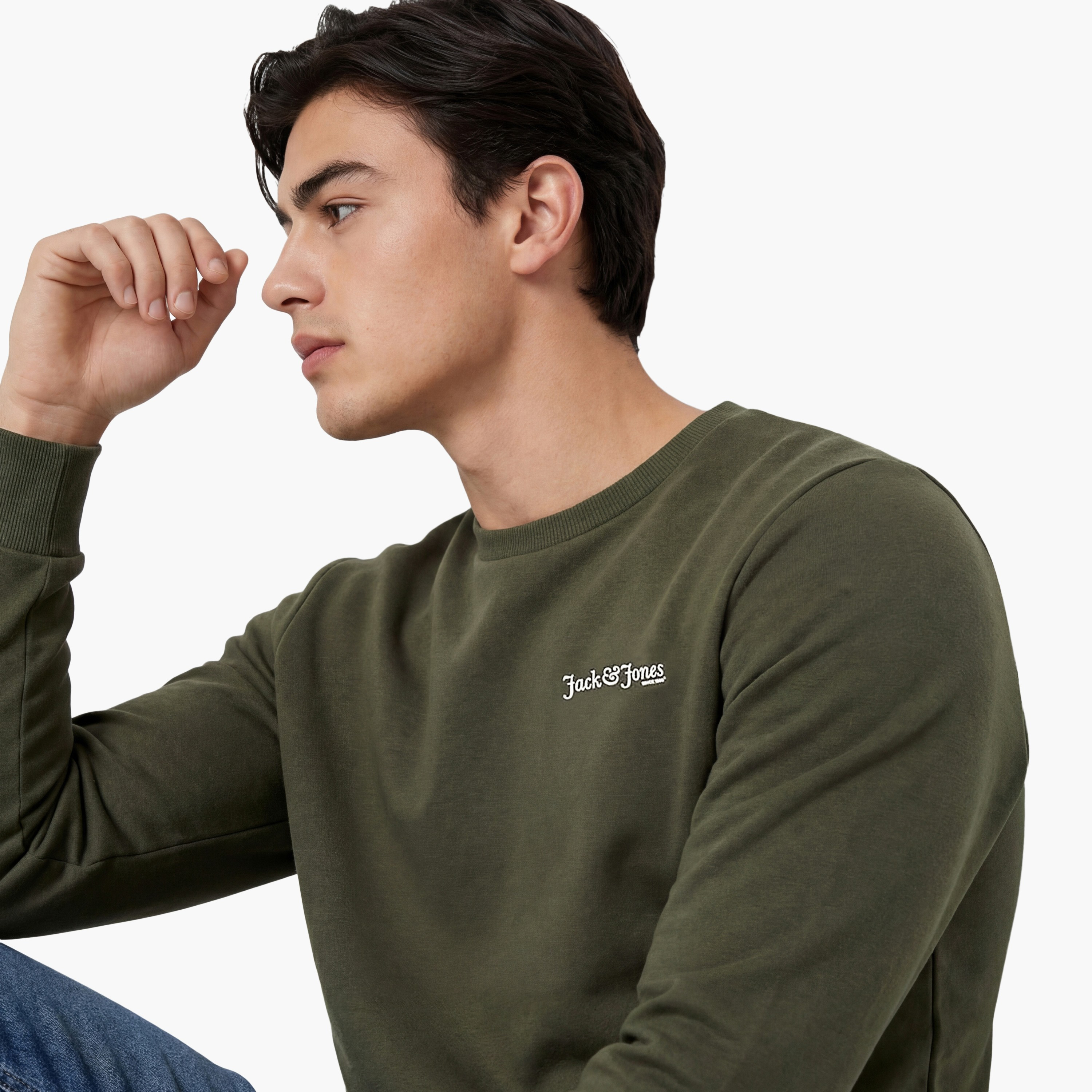 سويت شيرت رجالي مطبوع بياقة دائرية وأكمام طويلة من جاك آند جونز-men-winterwear-hoodiesandsweatshirts-image-15