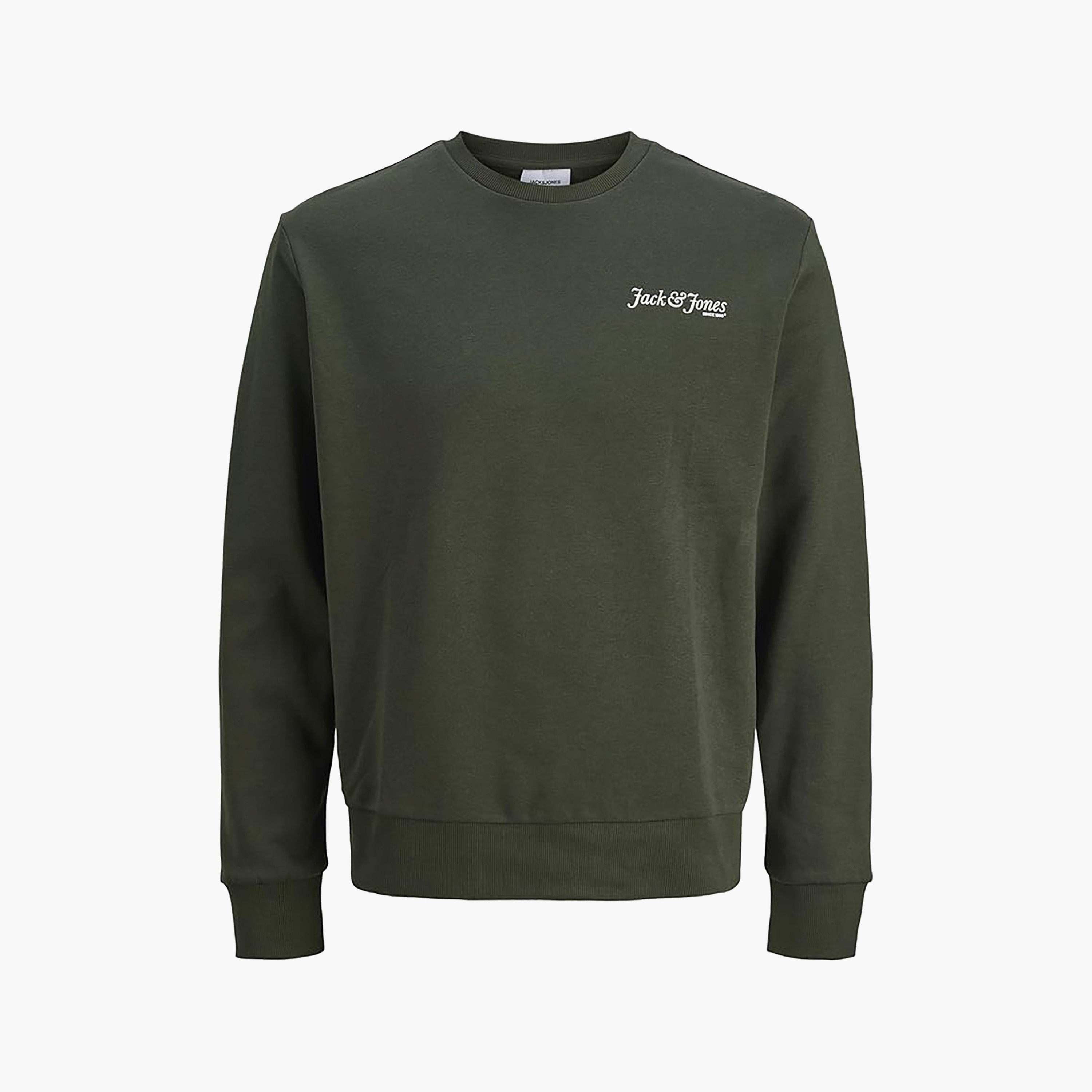 سويت شيرت رجالي مطبوع بياقة دائرية وأكمام طويلة من جاك آند جونز-men-winterwear-hoodiesandsweatshirts-image-16
