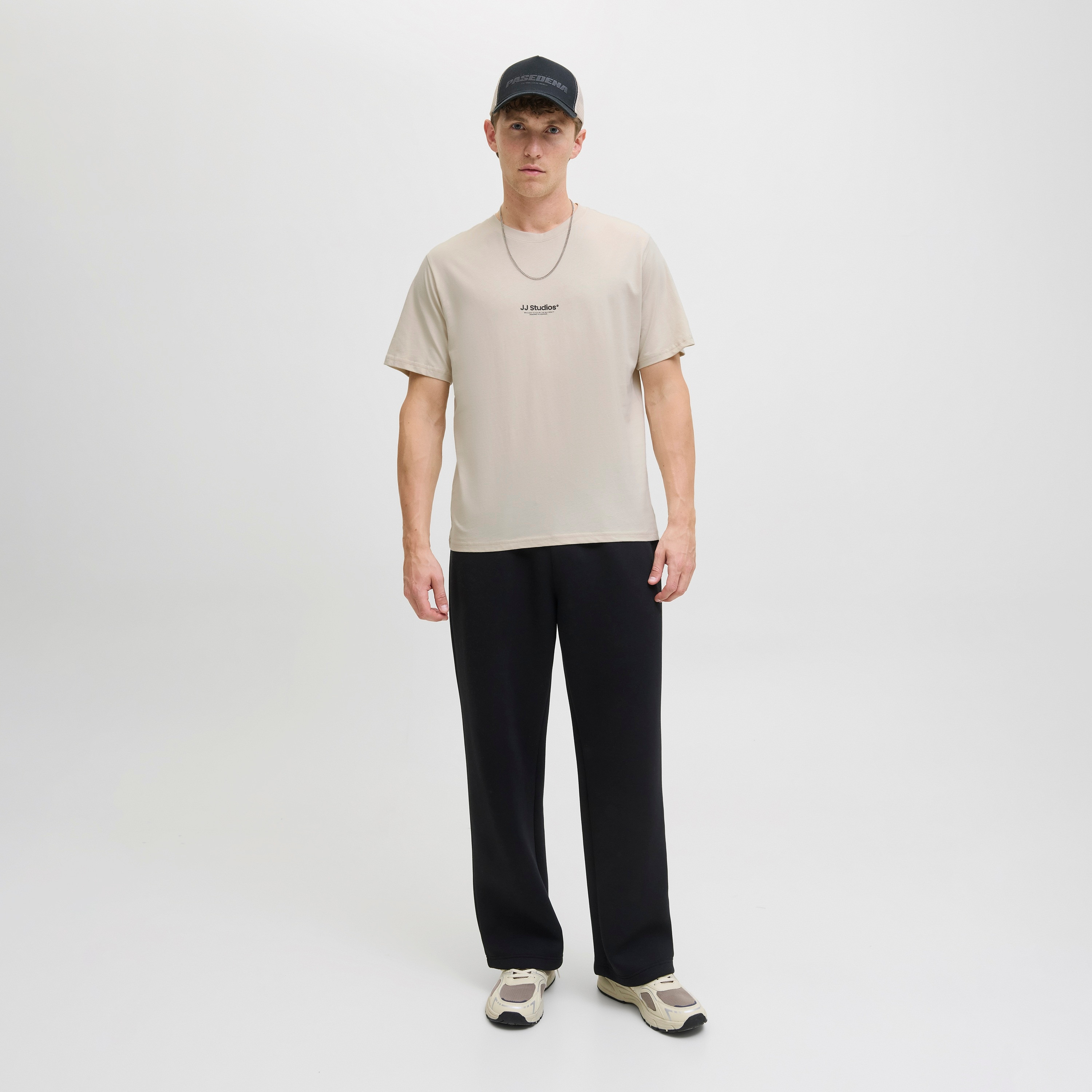 Jack & Jones Plain Crew Neck Short Sleeves Men's T-Shirt-men-clothing-tshirtsandpolos-tshirts-image-14
