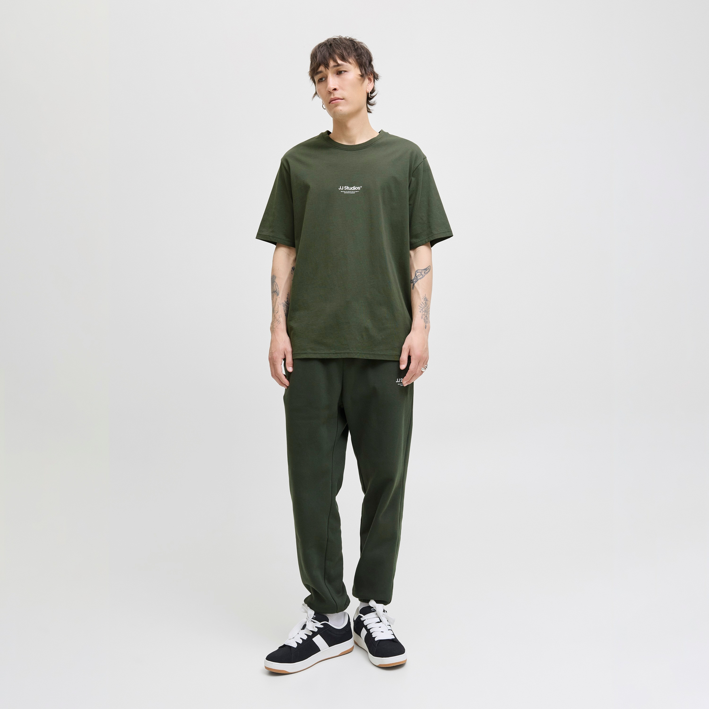 Jack & Jones Plain Crew Neck Short Sleeves Men's T-Shirt-men-clothing-tshirtsandpolos-tshirts-image-10