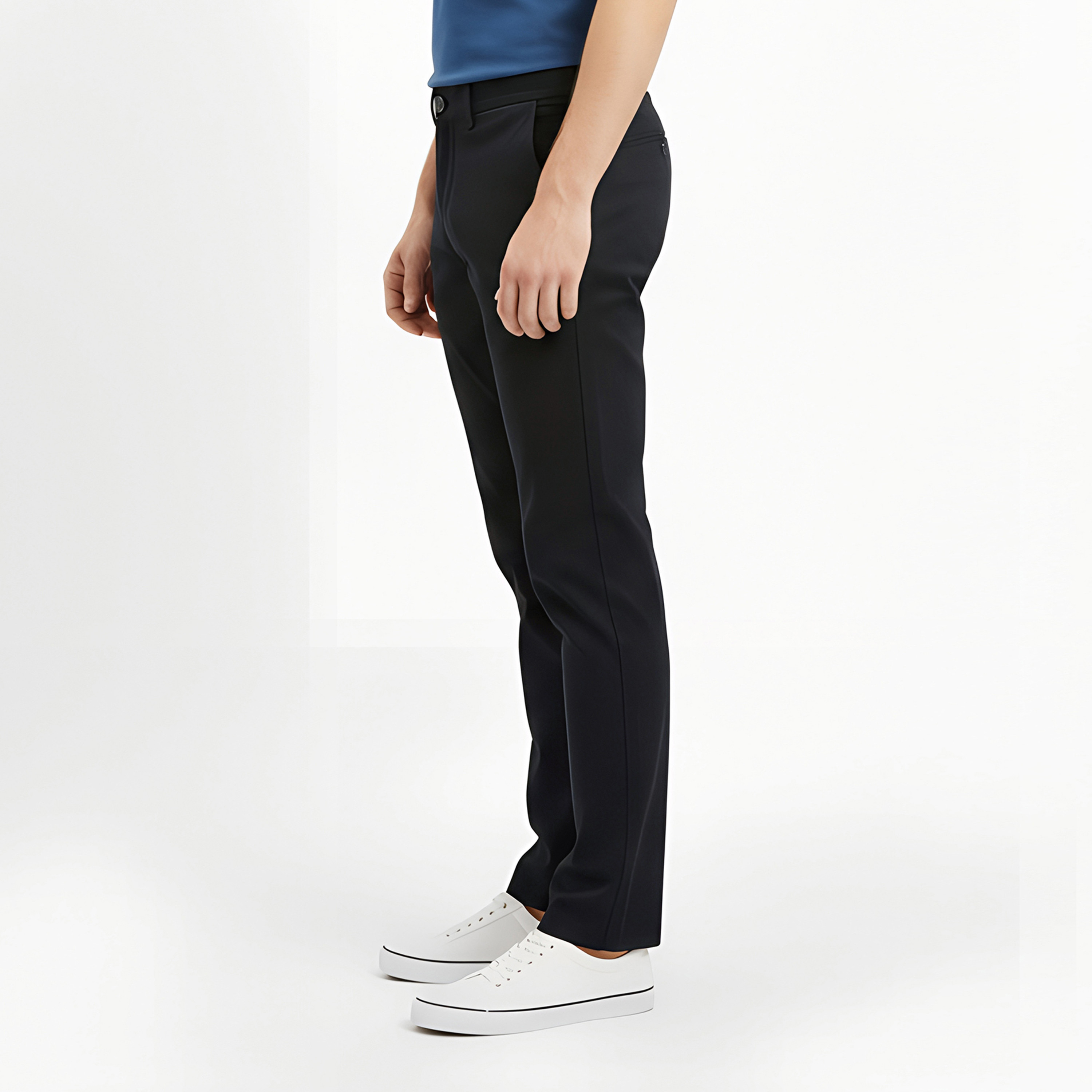 بنطلون تشينو رجالي جاك آند جونز بقصة فضفاضة بأربعة جيوب وخصر متوسط الارتفاع-men-clothing-bottoms-trousersandchinos-chinos-image-3