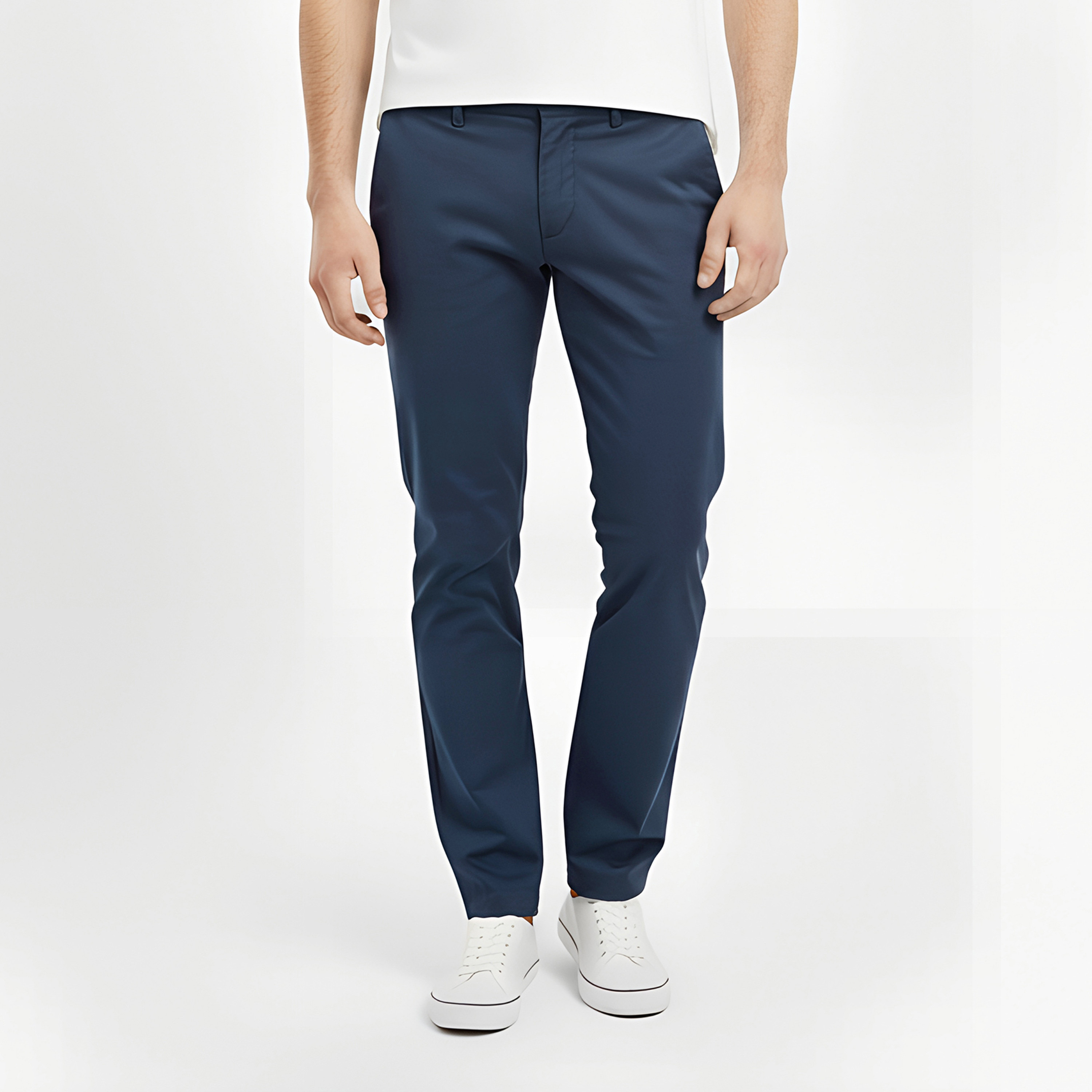 بنطلون تشينو رجالي جاك آند جونز بقصة فضفاضة بأربعة جيوب وخصر متوسط الارتفاع-men-clothing-bottoms-trousersandchinos-chinos-image-5