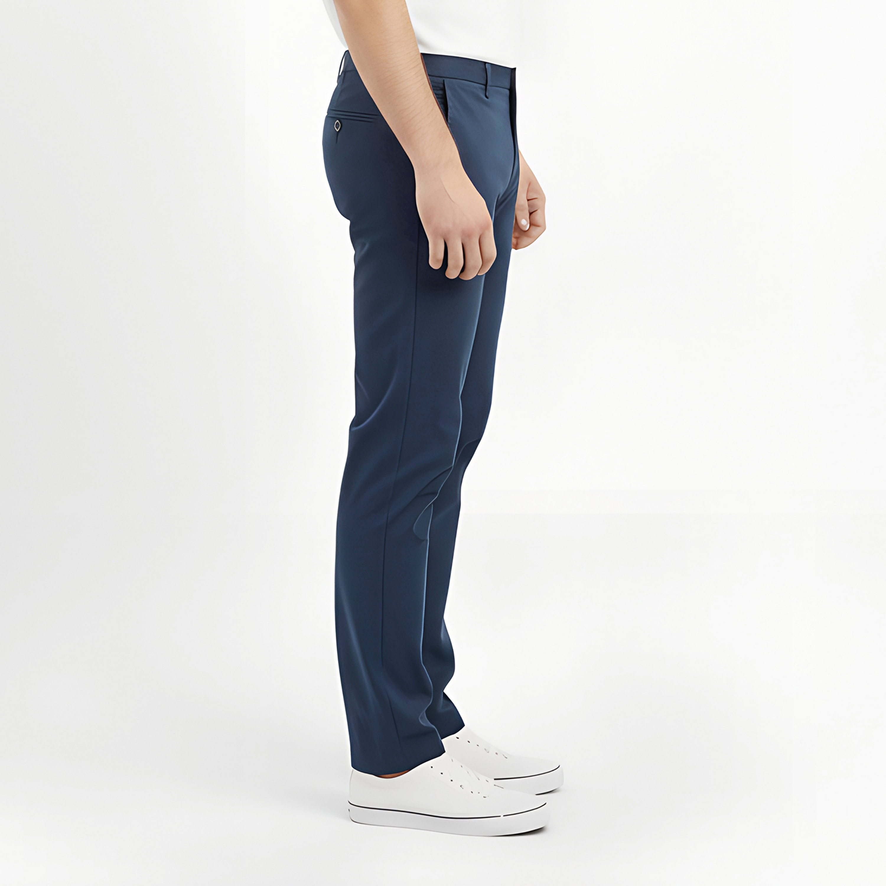 بنطلون تشينو رجالي جاك آند جونز بقصة فضفاضة بأربعة جيوب وخصر متوسط الارتفاع-men-clothing-bottoms-trousersandchinos-chinos-image-2
