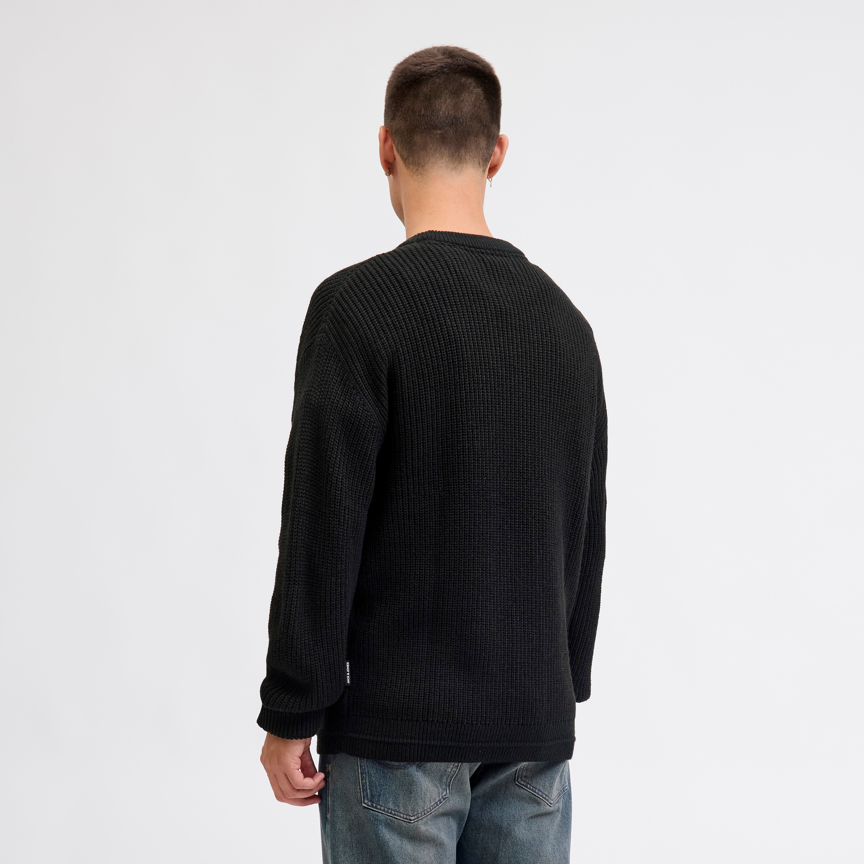 Jack & Jones Knitted Crew Neck Long Sleeves Men's Pullover-men-clothing-sweatersandpullovers-image-4