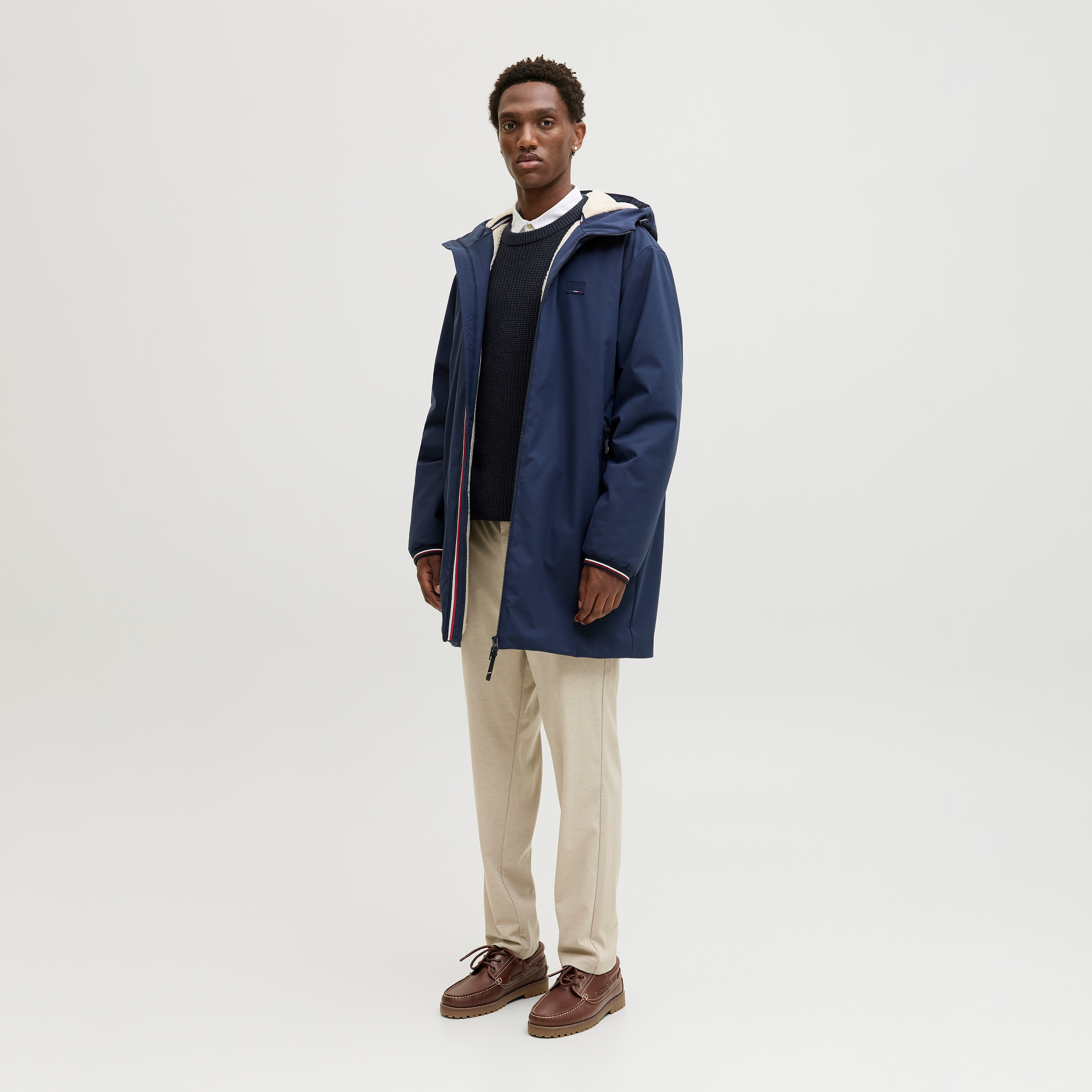 كنزة صوفية (بلوفر) رجالية جاك آند جونز محبوكة بياقة مستديرة وأكمام طويلة-men-clothing-sweatersandpullovers-image-10