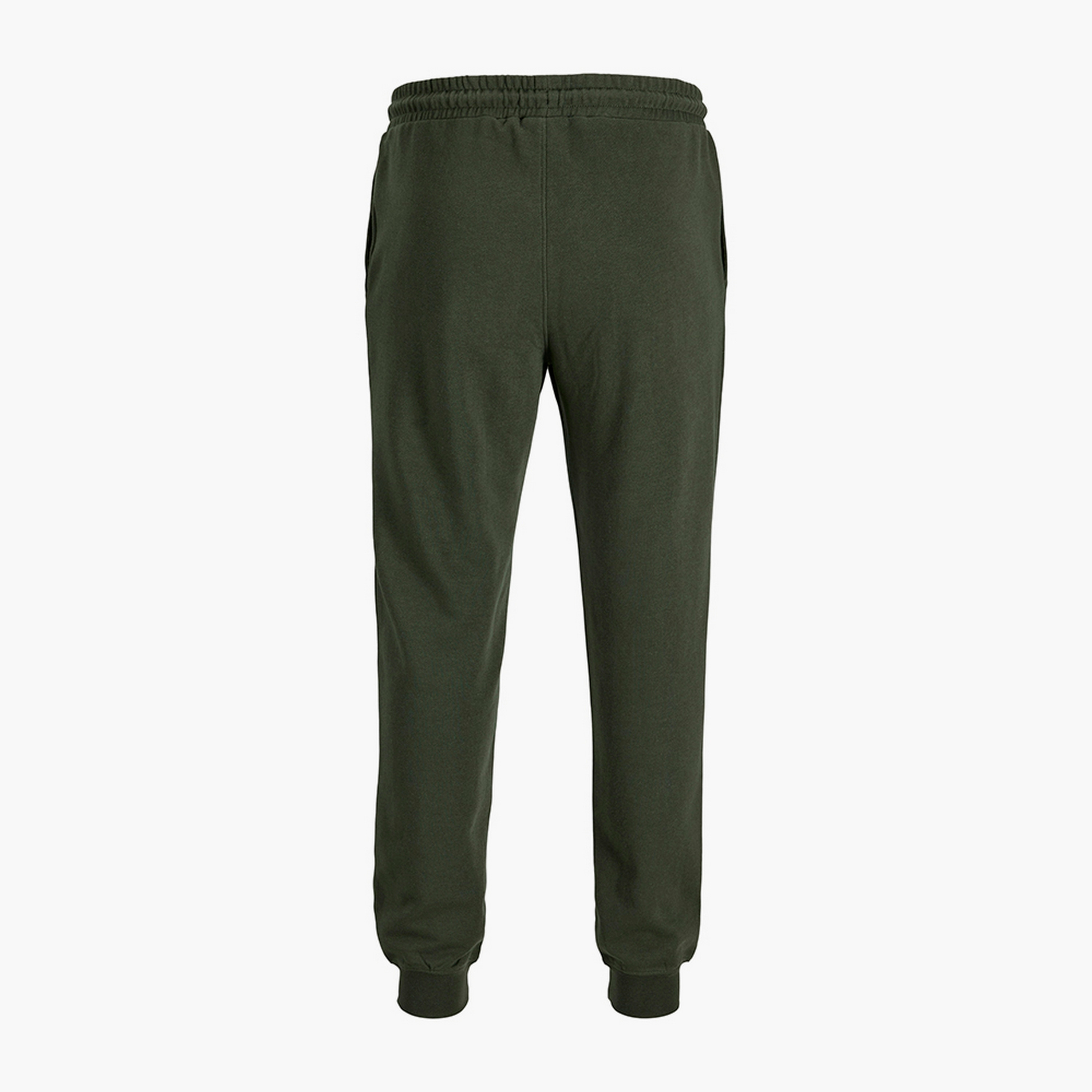 Jack & Jones Plain Mid-Rise Drawstring Men's Track Pants-men-clothing-bottoms-joggers-image-6