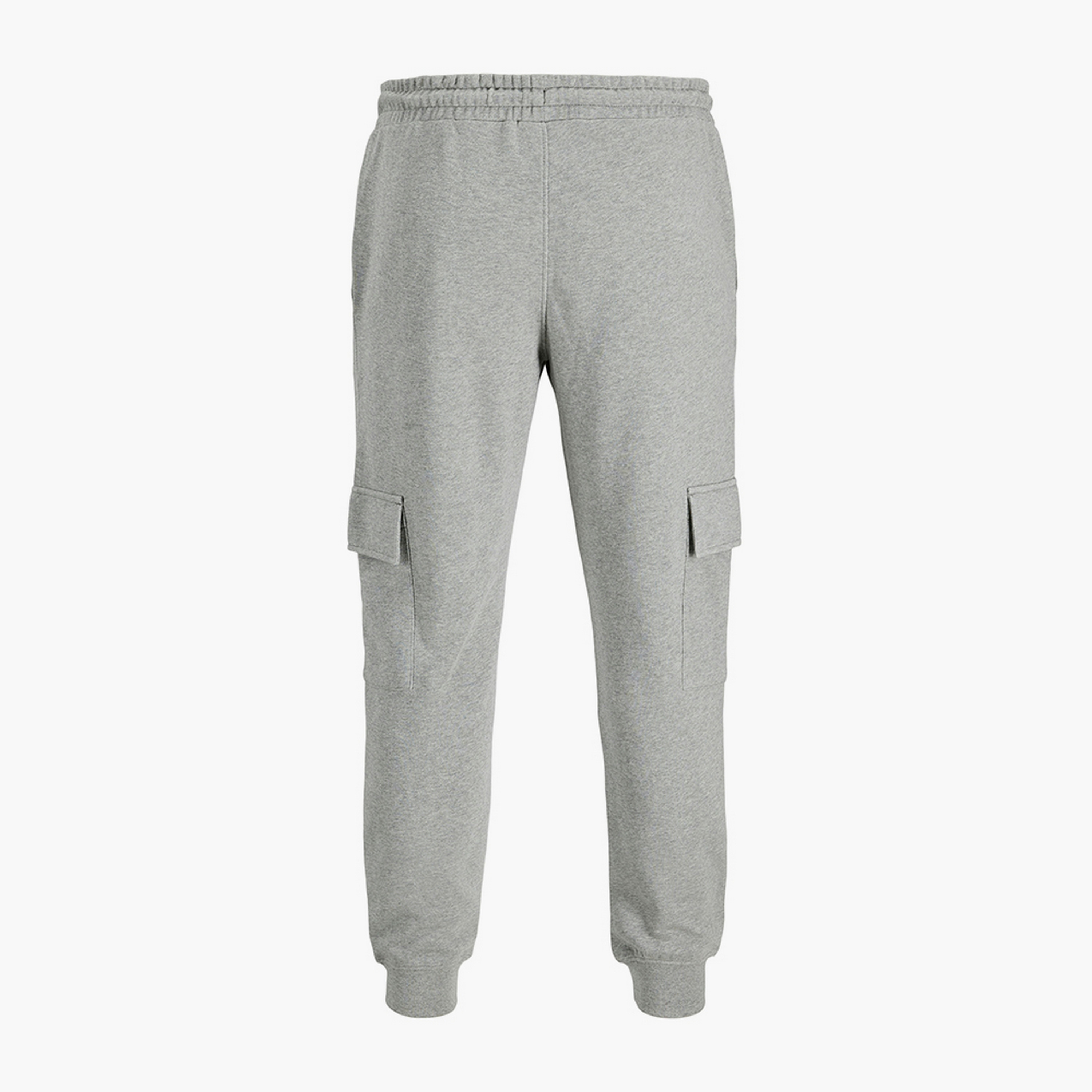 بنطلون رياضي رجالي سادة بخصر متوسط الارتفاع ورباط سحب من جاك ان جونز-men-clothing-bottoms-joggers-image-12