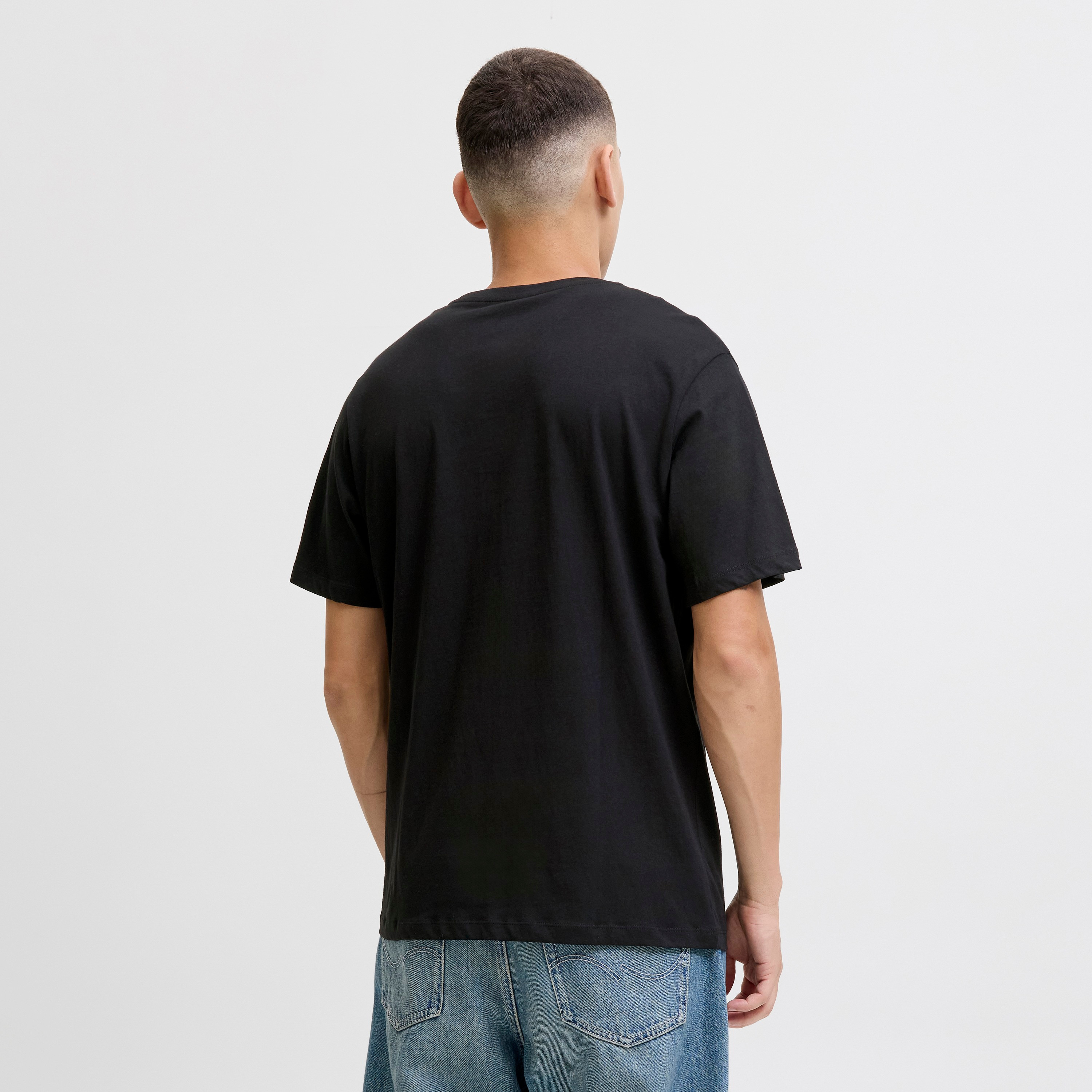 Jack & Jones Printed Crew Neck Short Sleeves Men's T-Shirt-men-clothing-tshirtsandpolos-tshirts-image-4
