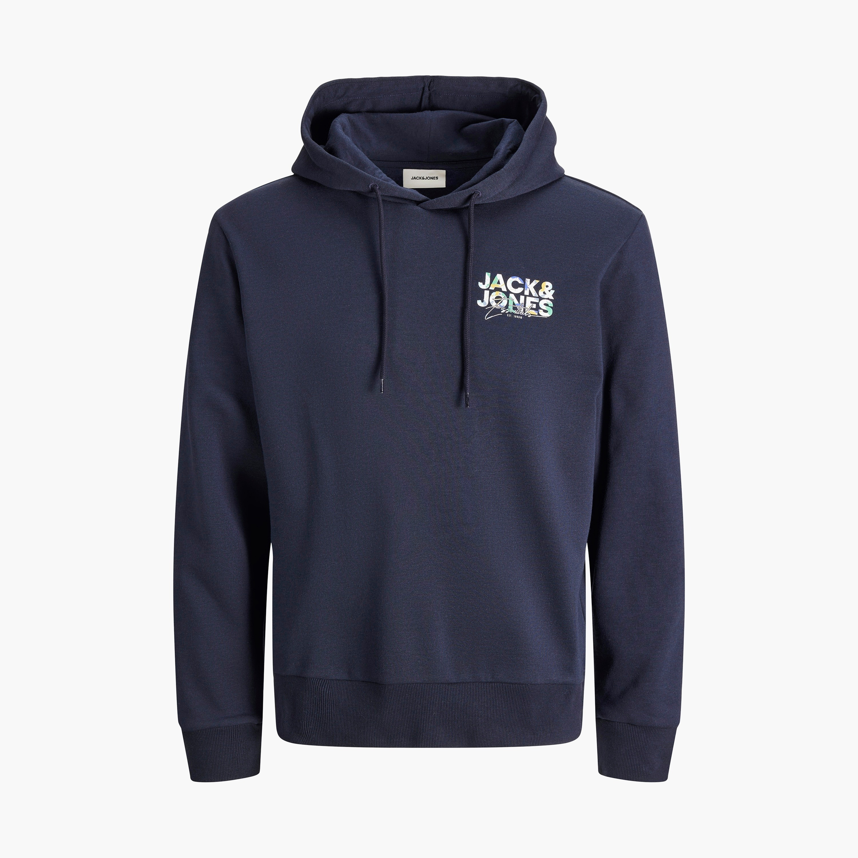 كنزة صوفية رجالية سادة بقلنسوة وأكمام طويلة من جاك ان جونز-men-winterwear-hoodiesandsweatshirts-image-6