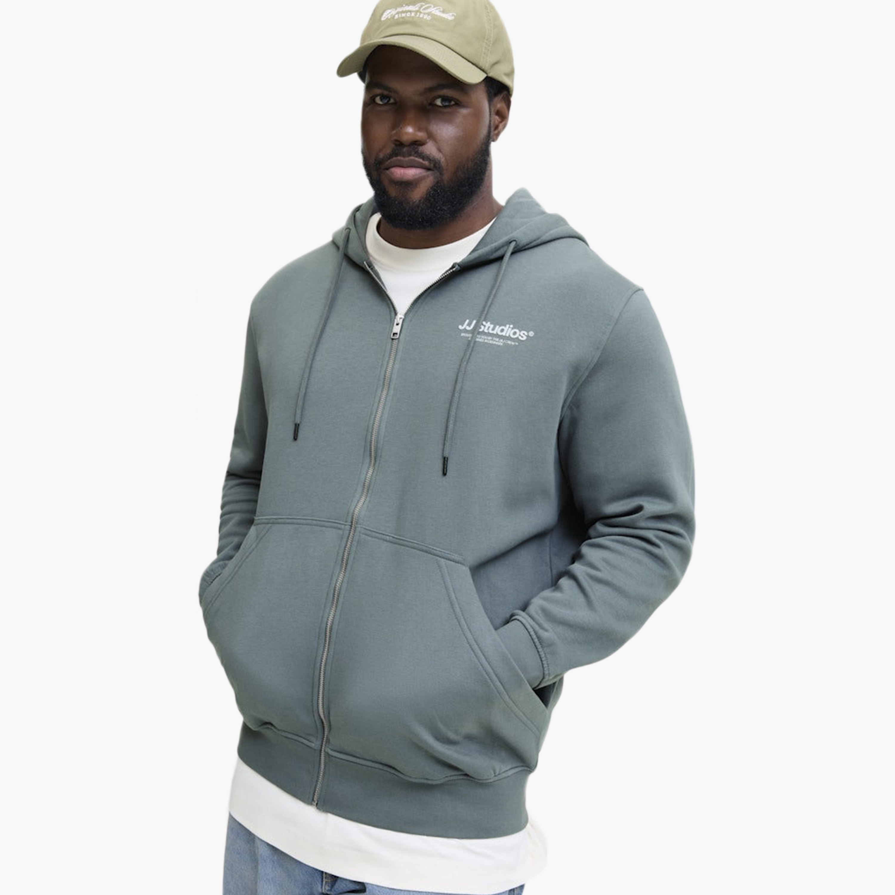 هودي رجالي بسحاب سادة بلص من جاك اند جونز-men-winterwear-hoodiesandsweatshirts-image-11