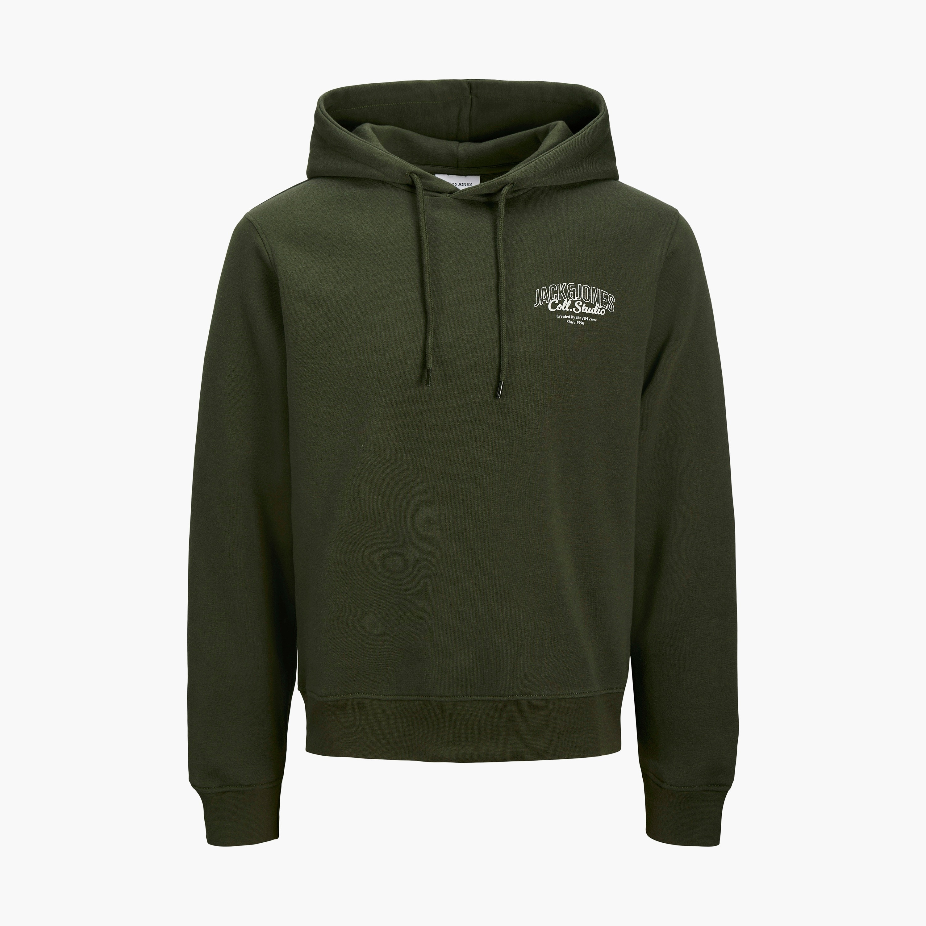 سويتشيرت رجالي بأكمام طويلة وقلنسوة بطبعة كتابة بلص من جاك اند جونز-men-winterwear-hoodiesandsweatshirts-image-9