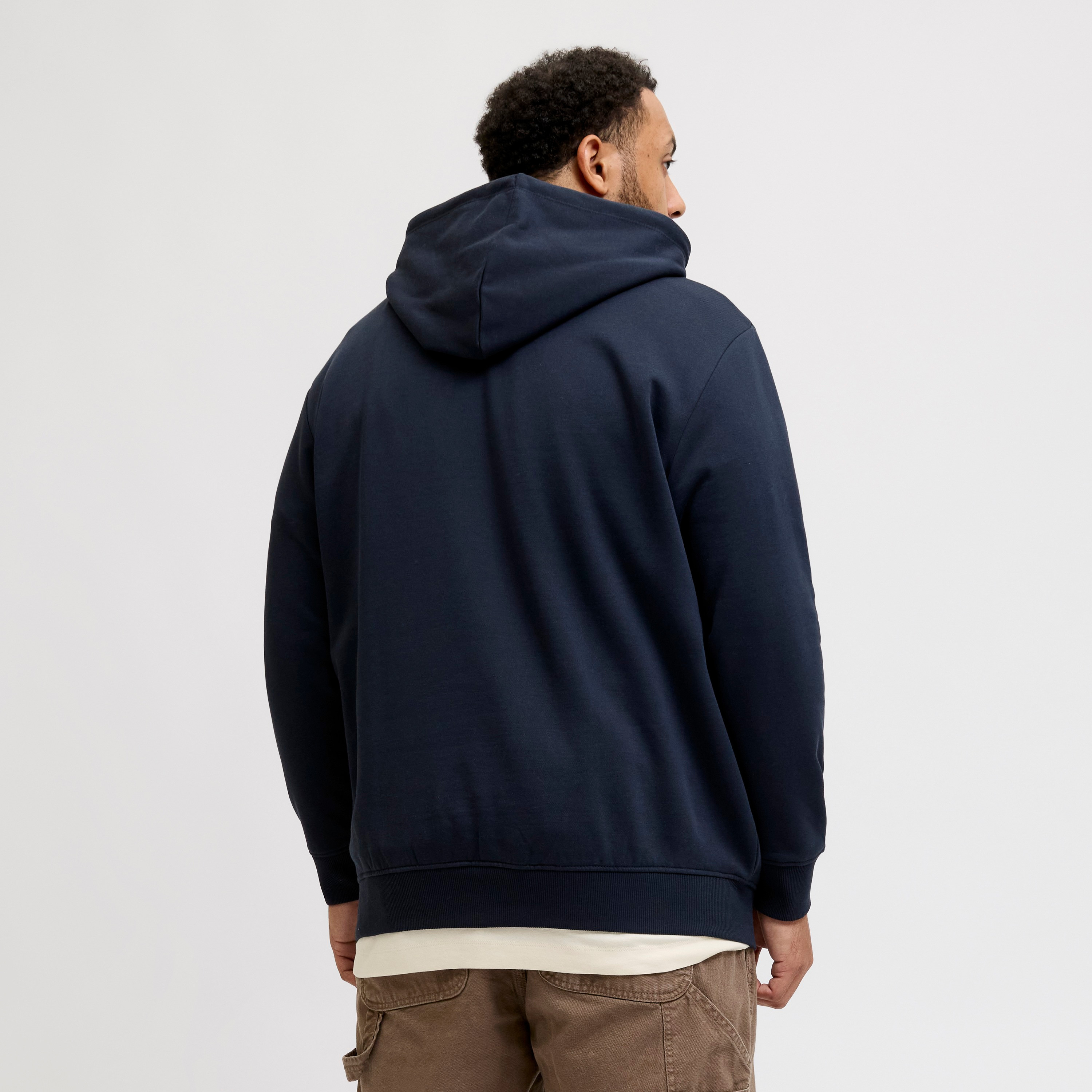Jack & Jones Plus Size Logo Printed Long Sleeves Men's Hoodie-men-winterwear-hoodiesandsweatshirts-image-4