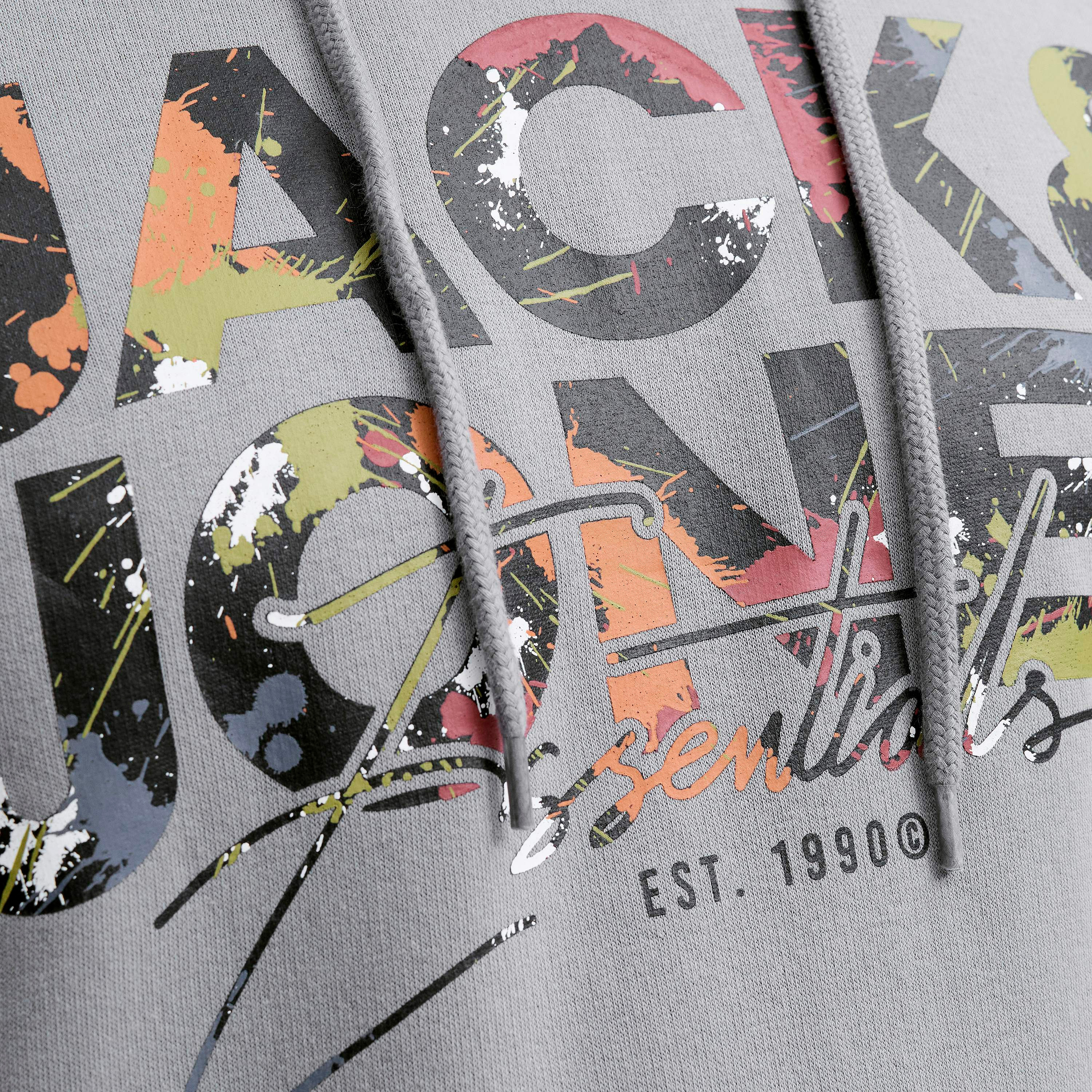 Jack & Jones Plus Size Logo Print Long Sleeves Men's Hoodie-men-winterwear-hoodiesandsweatshirts-image-3
