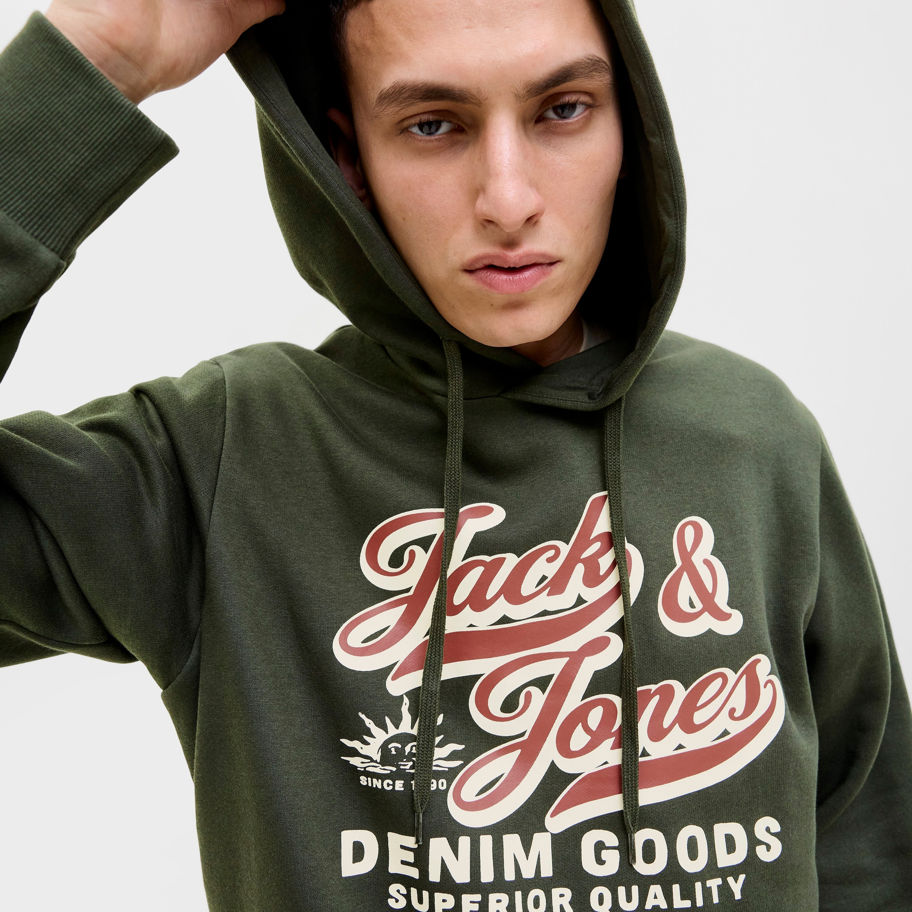 Jack & Jones Graphic Print Hooded Neck Long Sleeves Men's Sweatshirt-men-winterwear-hoodiesandsweatshirts-image-3