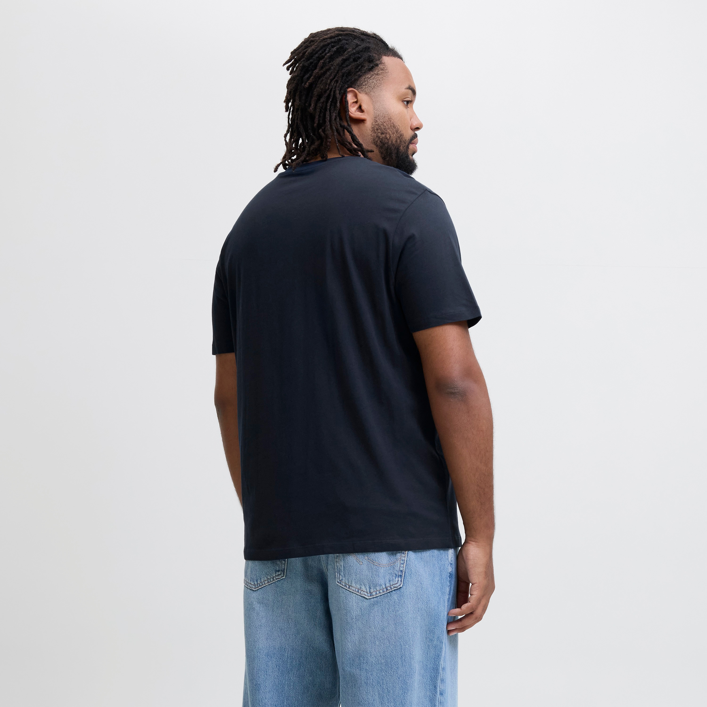 Jack & Jones Plus Size Printed Crew Neck Short Sleeves Men's T-Shirt-men-clothing-tshirtsandpolos-tshirts-image-4