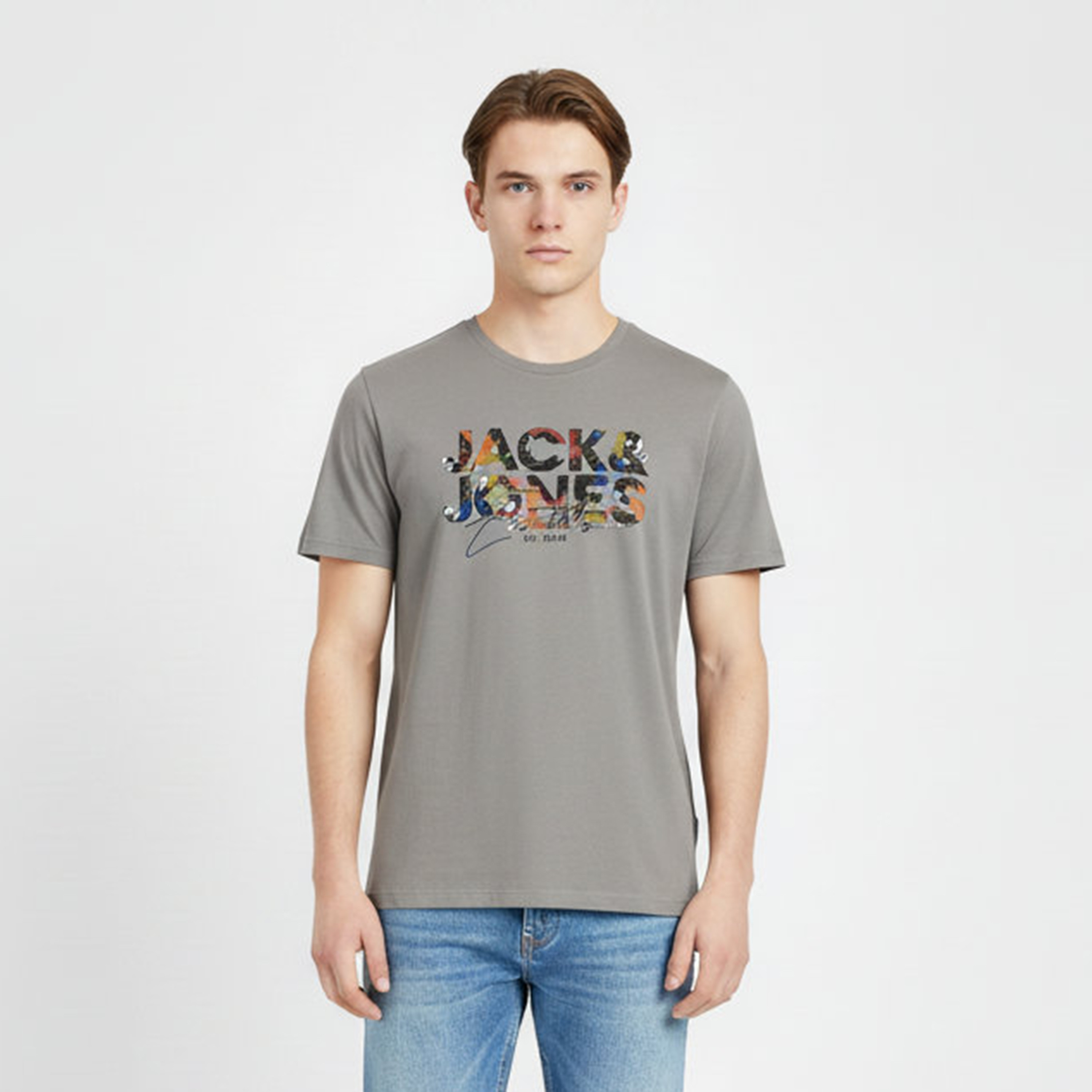 Jack & Jones Plus Size Printed Crew Neck Short Sleeves Men's T-Shirt-men-clothing-tshirtsandpolos-tshirts-image-5
