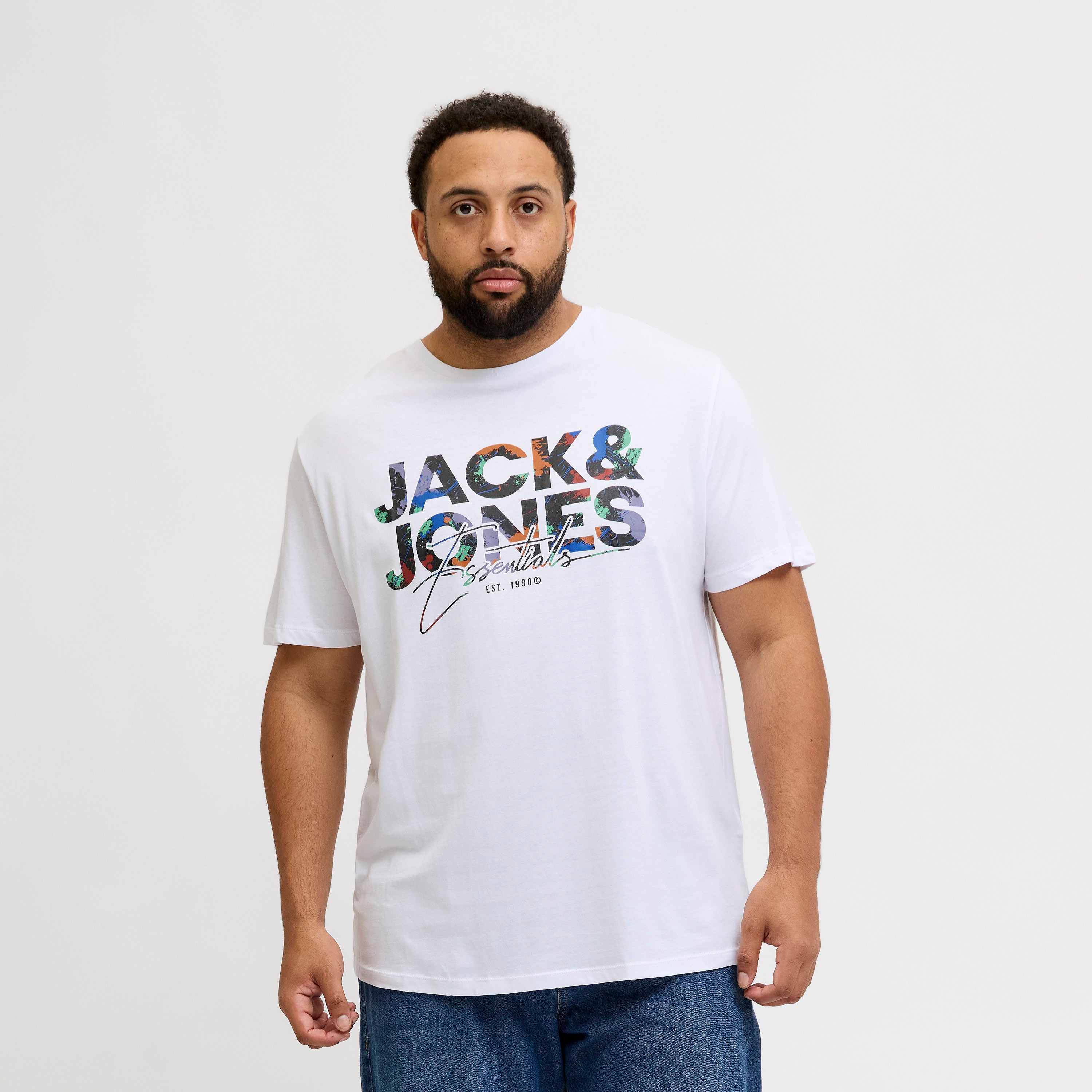 Jack & Jones Plus Size Printed Crew Neck Short Sleeves Men's T-Shirt-men-clothing-tshirtsandpolos-tshirts-image-9