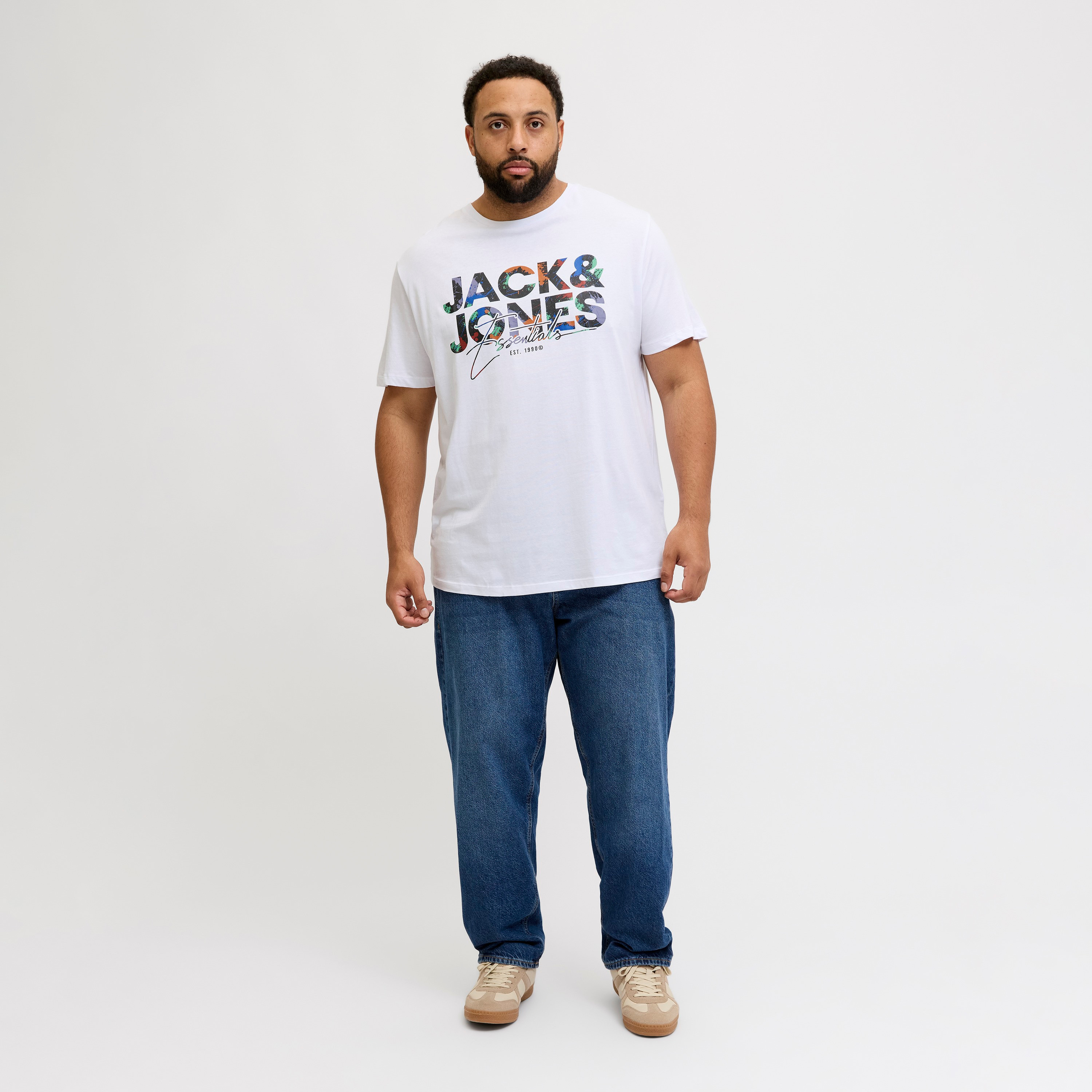 Jack & Jones Plus Size Printed Crew Neck Short Sleeves Men's T-Shirt-men-clothing-tshirtsandpolos-tshirts-image-10