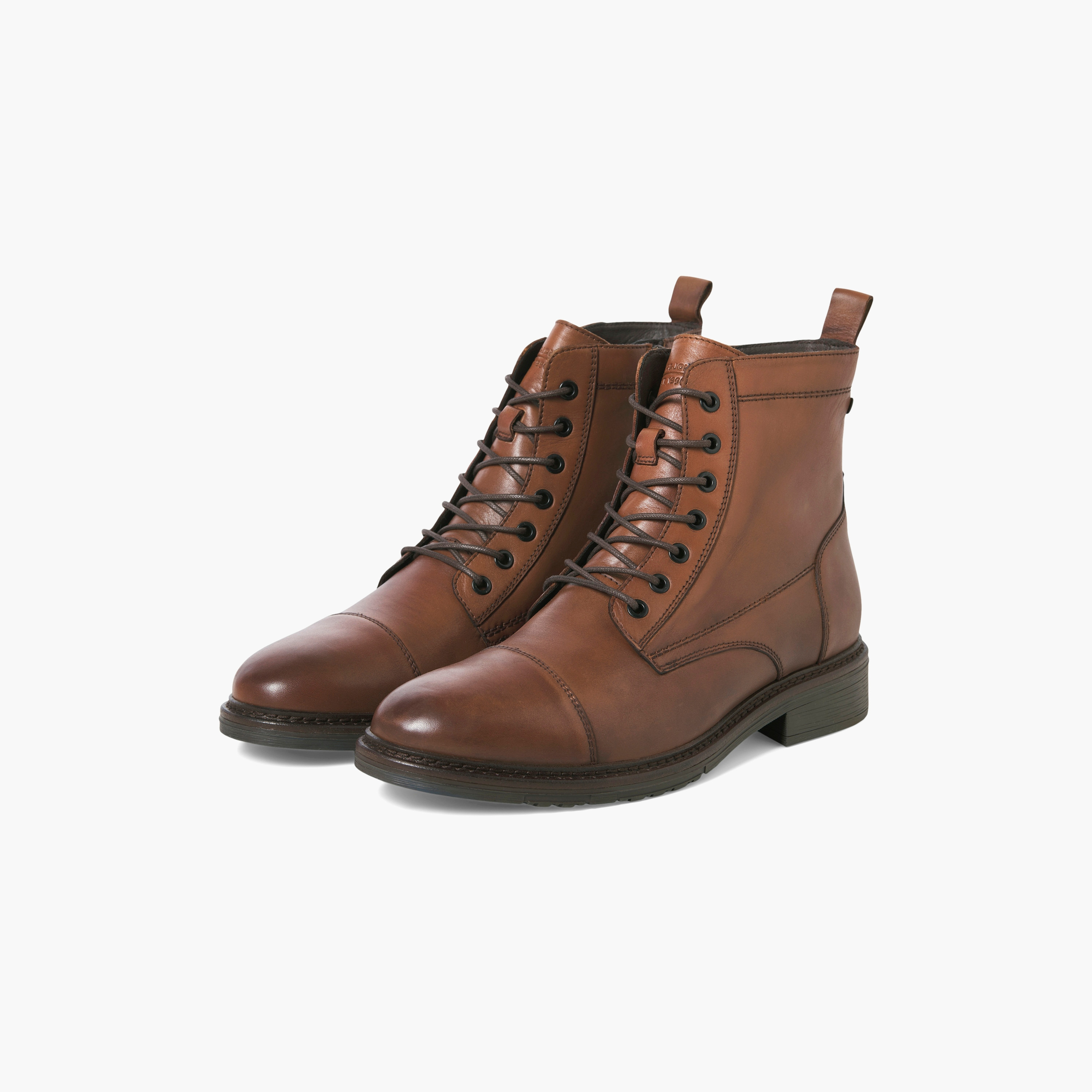 Jack & Jones Men's Lace-Up Ankle Boots | 12280227-men-shoes-boots-image-4