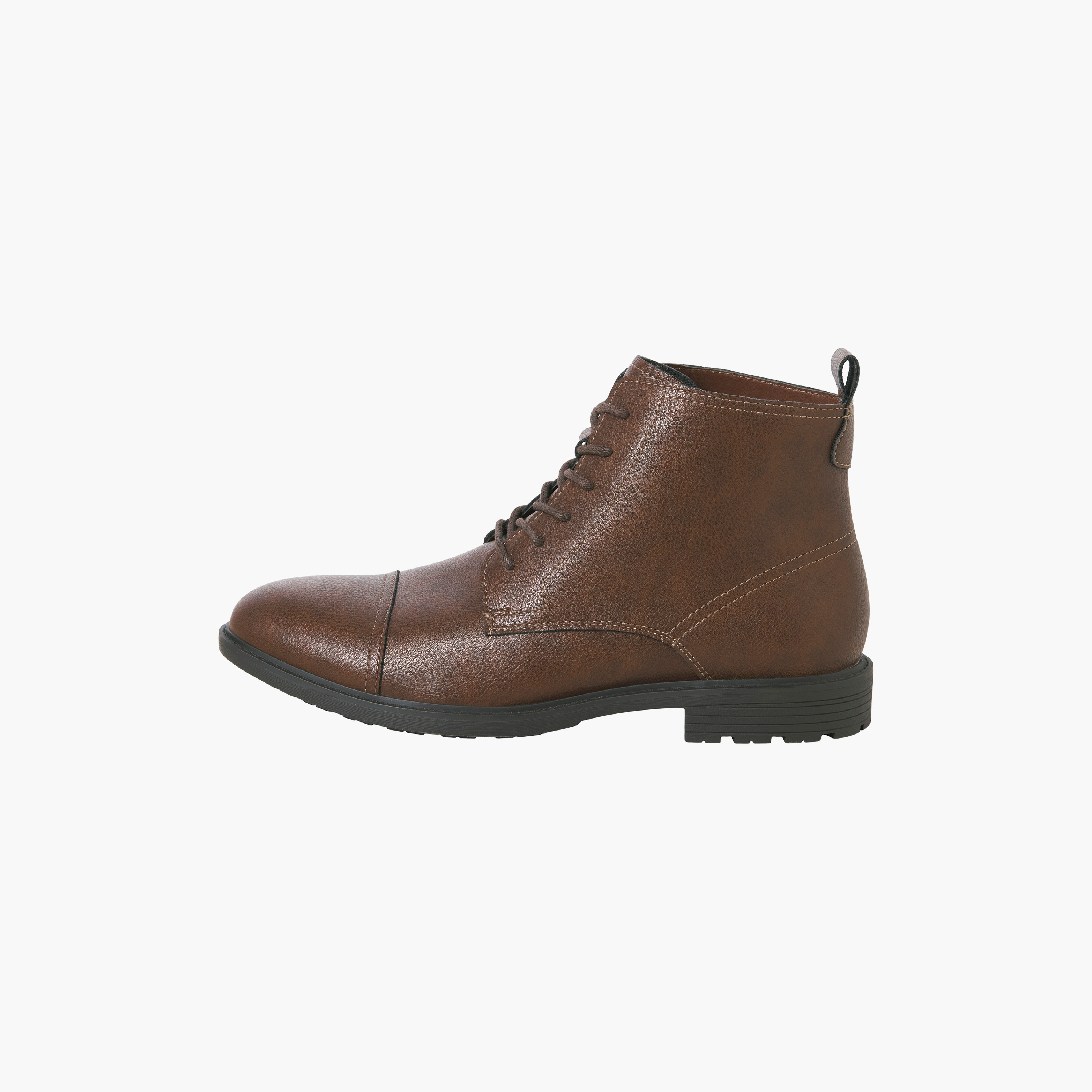 Jack & Jones Men's Lace-Up Ankle Boots | 12280572-men-shoes-boots-image-1