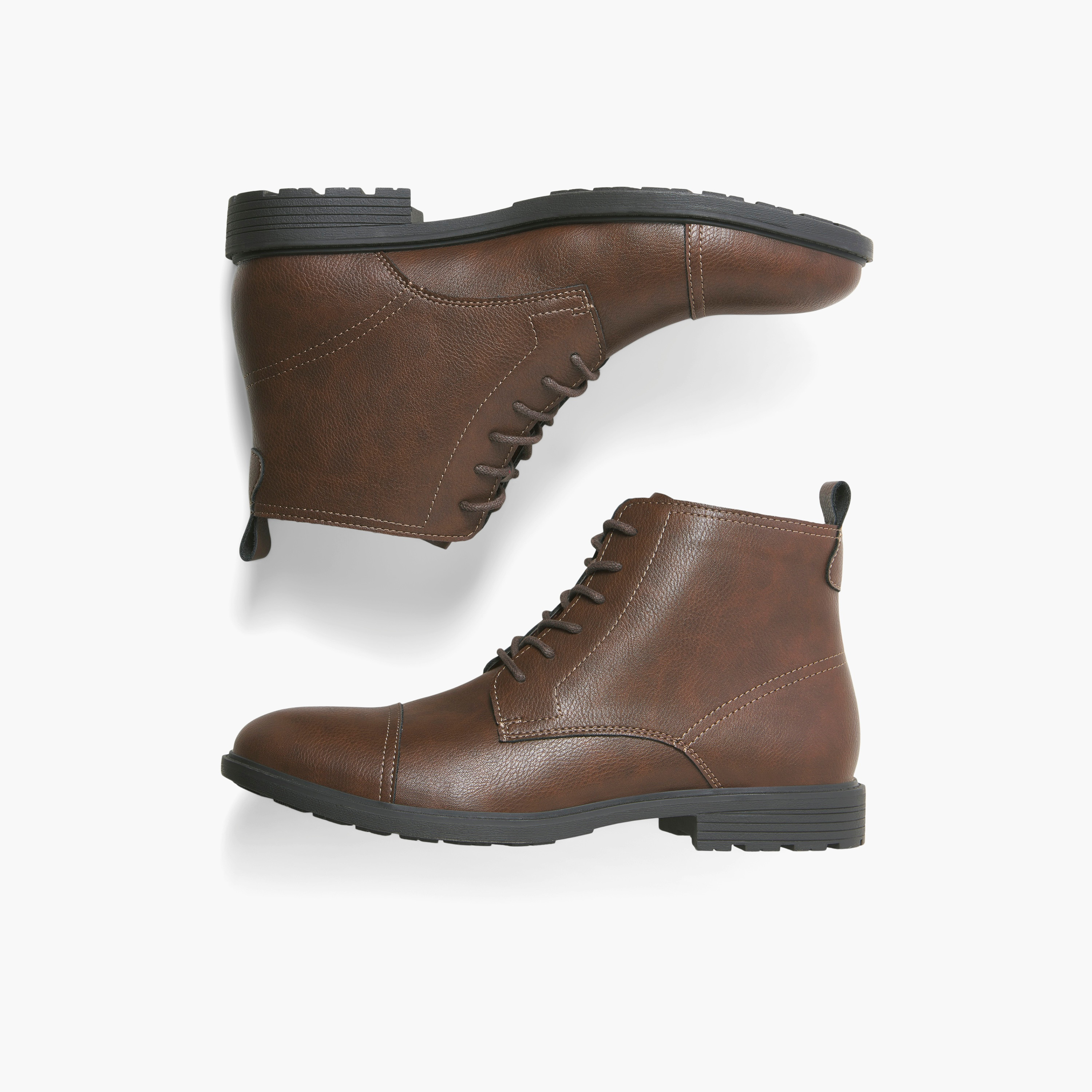 Jack & Jones Men's Lace-Up Ankle Boots | 12280572-men-shoes-boots-image-2