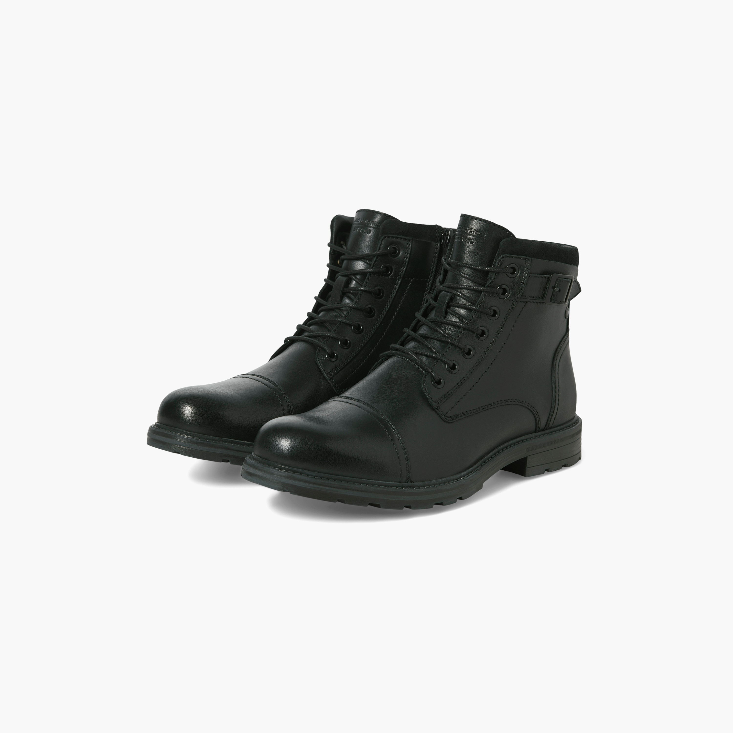 Jack & Jones Men's Lace-Up Ankle Boots | 12280818-men-shoes-boots-image-4