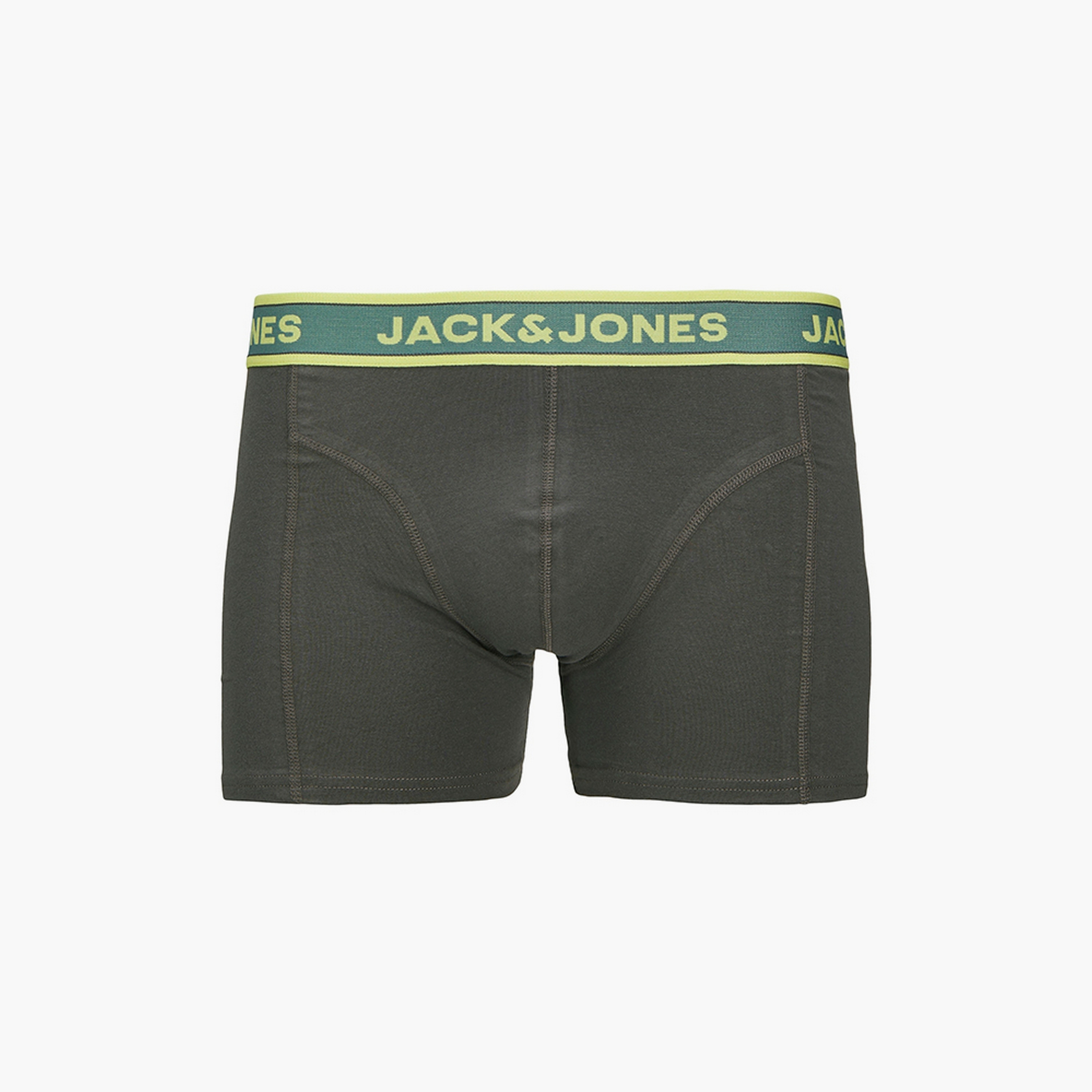 Jack & Jones Pack of 3 Brand Print Waistband Trunks-men-clothing-innerwear-underwear-image-2