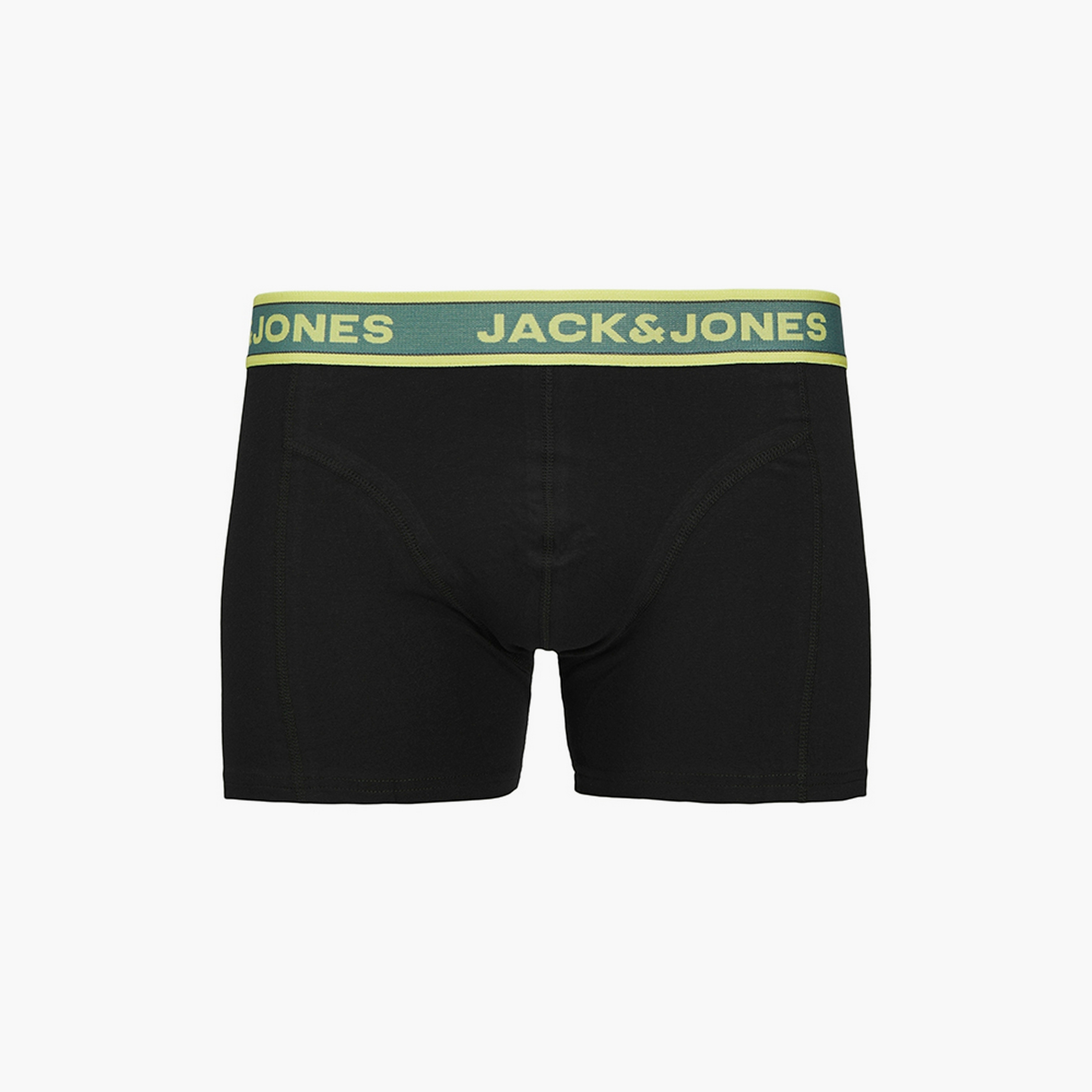 Jack & Jones Pack of 3 Brand Print Waistband Trunks-men-clothing-innerwear-underwear-image-3