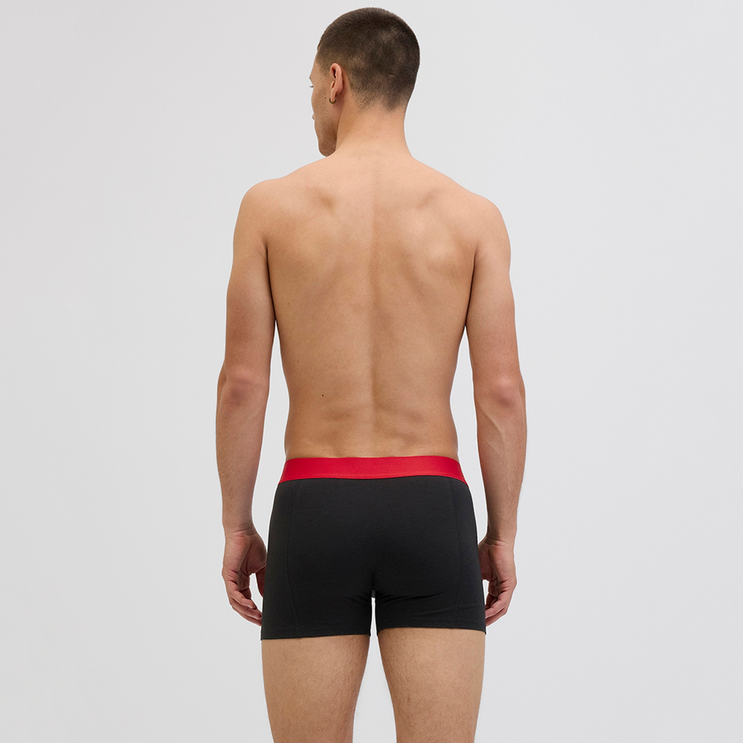Jack & Jones Pack of 3 Brand Print Waistband Trunks-men-clothing-innerwear-underwear-image-3