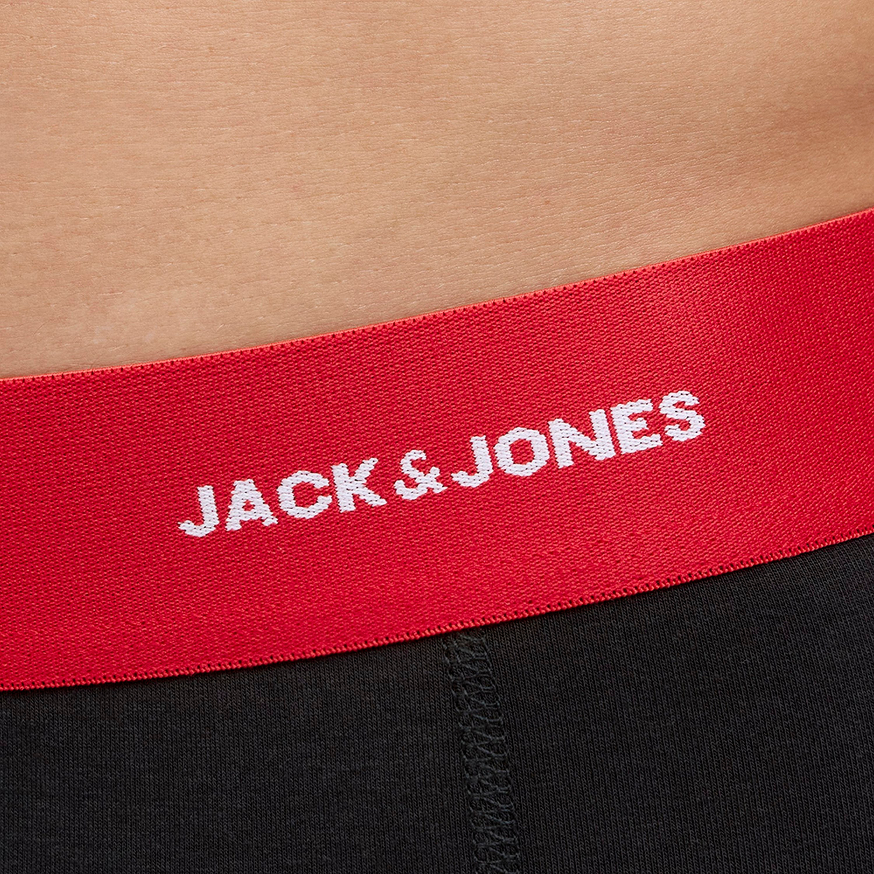Jack & Jones Pack of 3 Brand Print Waistband Trunks-men-clothing-innerwear-underwear-image-7
