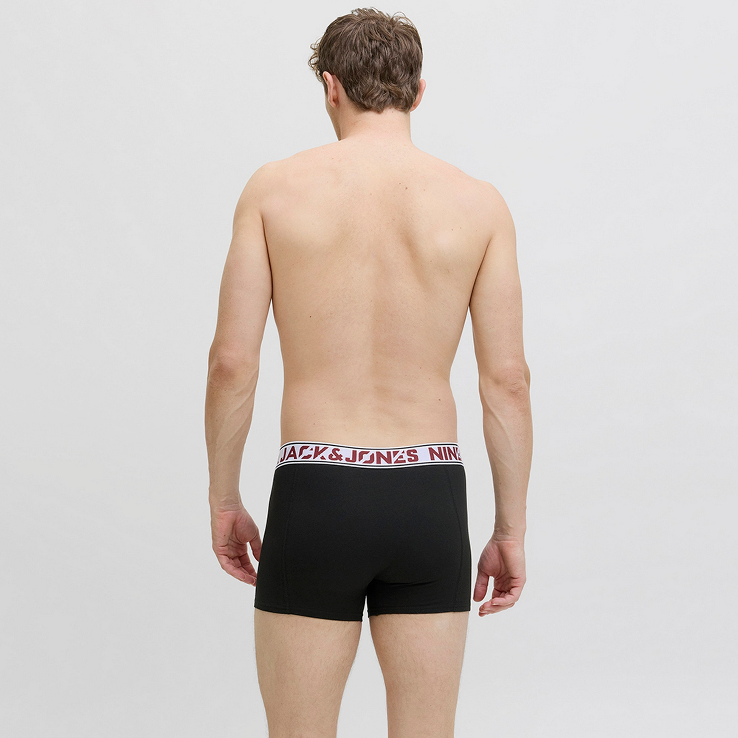 Jack & Jones Pack of 3 Brand Print Waistband Trunks-men-clothing-innerwear-underwear-image-3