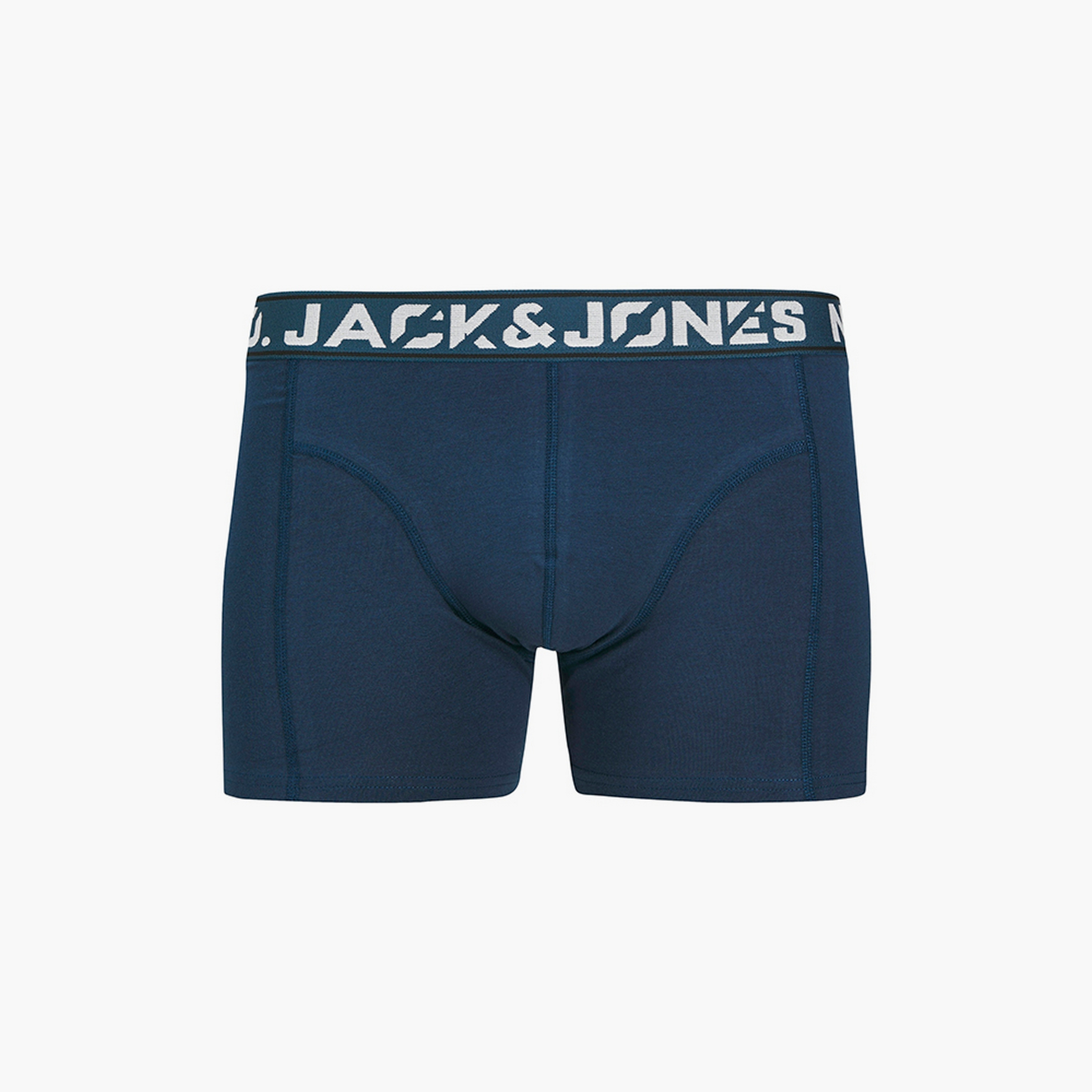 Jack & Jones Pack of 7 Brand Print Waistband Trunks-men-clothing-innerwear-underwear-image-2