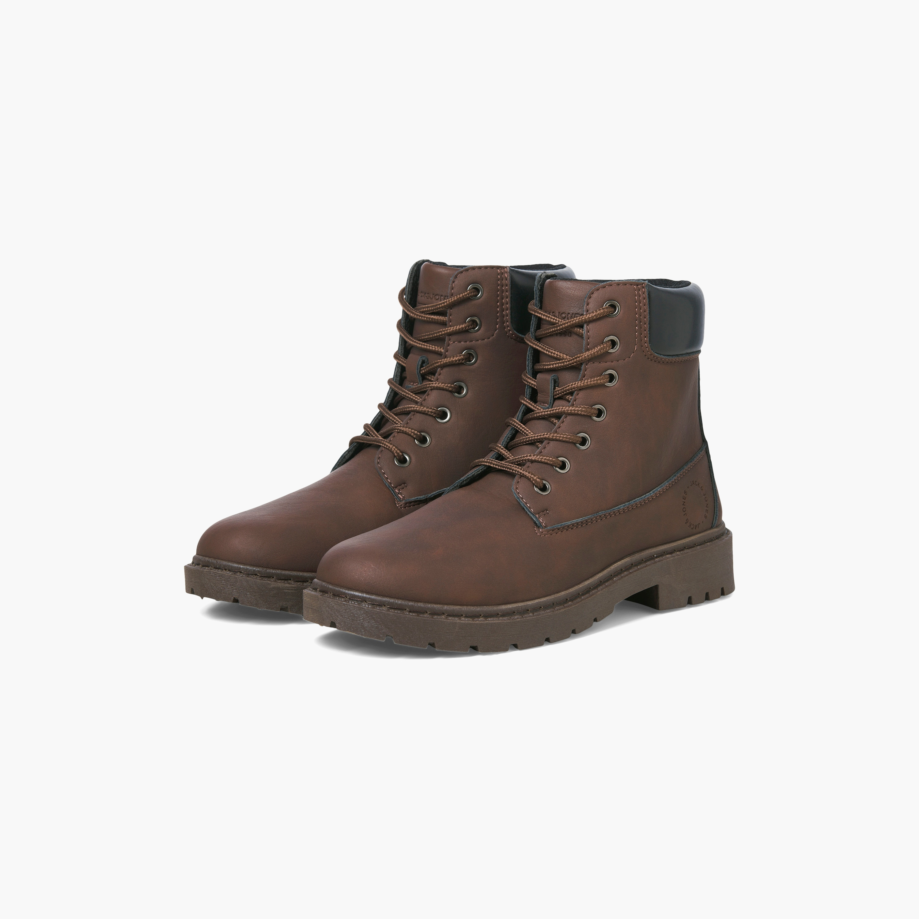 Jack & Jones Men's Lace-Up Ankle Boots | 12282310-men-shoes-boots-image-10