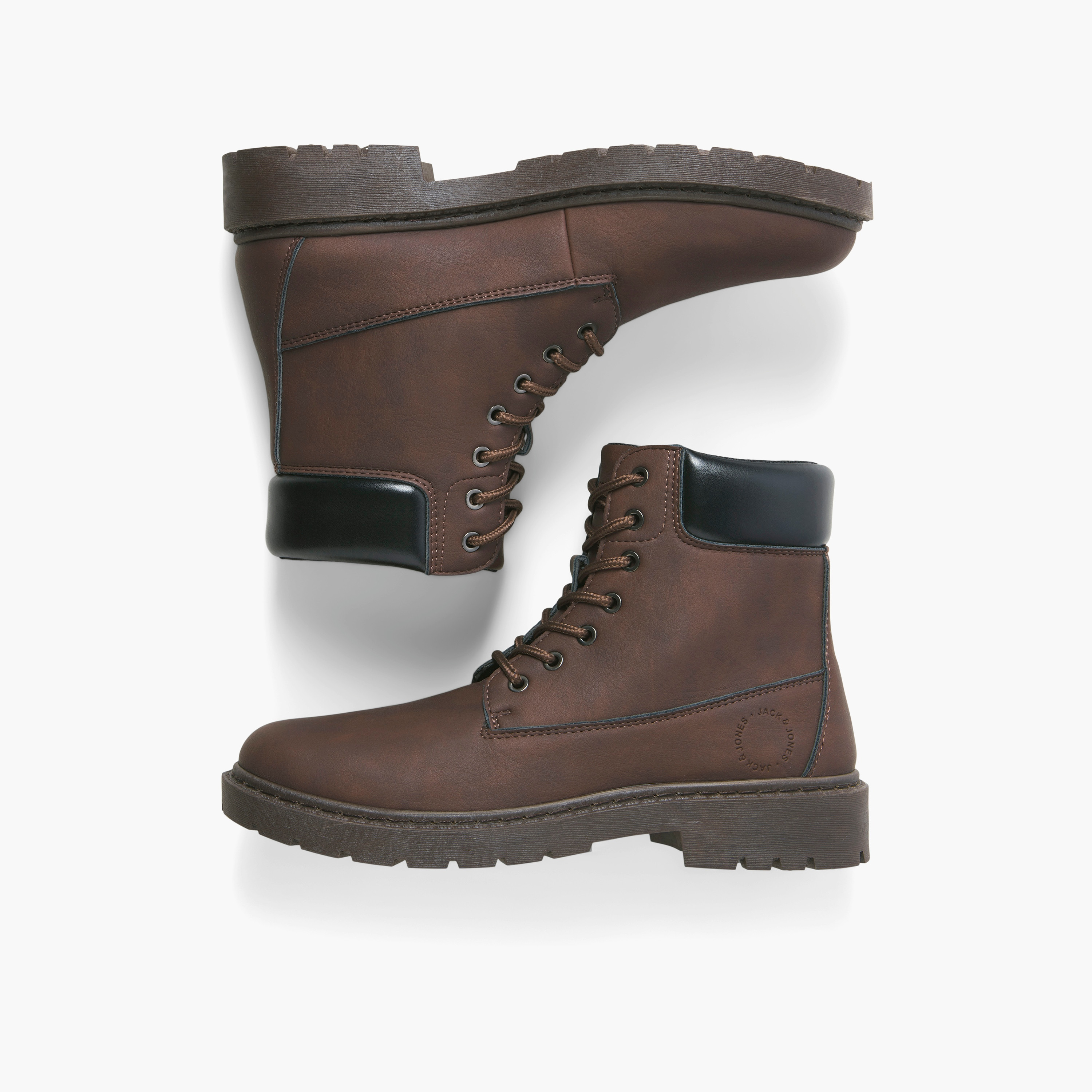 Jack & Jones Men's Lace-Up Ankle Boots | 12282310-men-shoes-boots-image-11