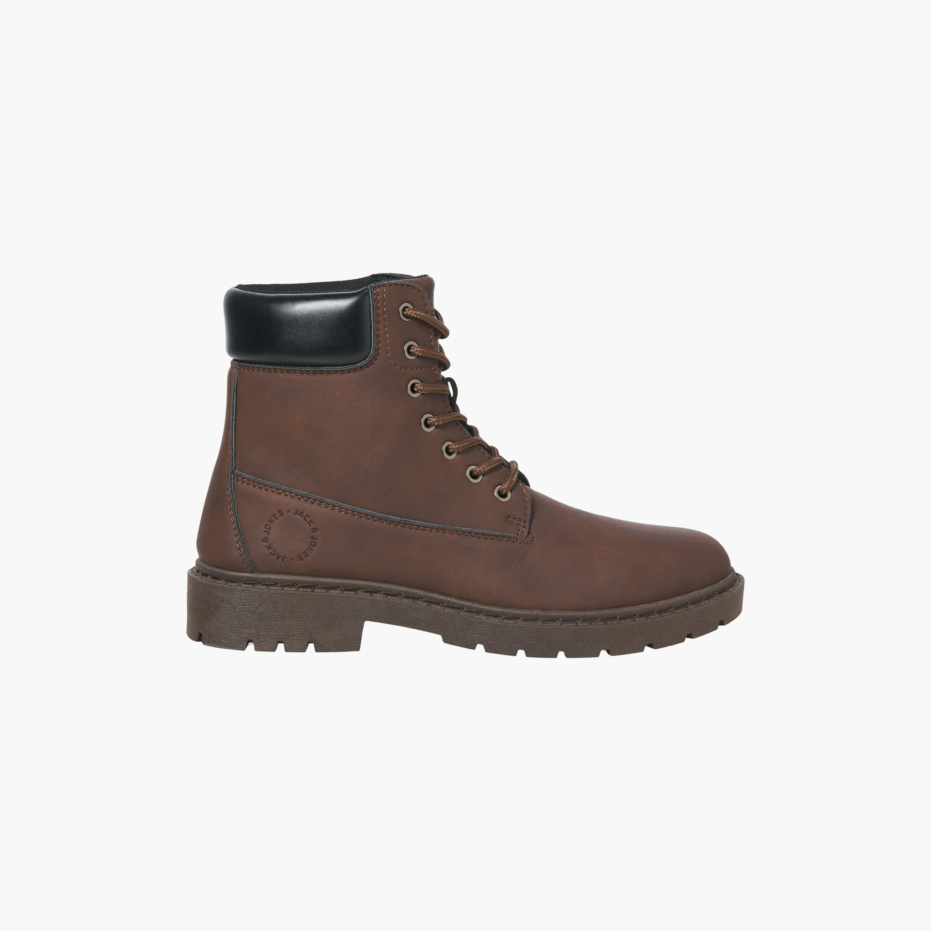 Jack & Jones Men's Lace-Up Ankle Boots | 12282310-men-shoes-boots-image-14