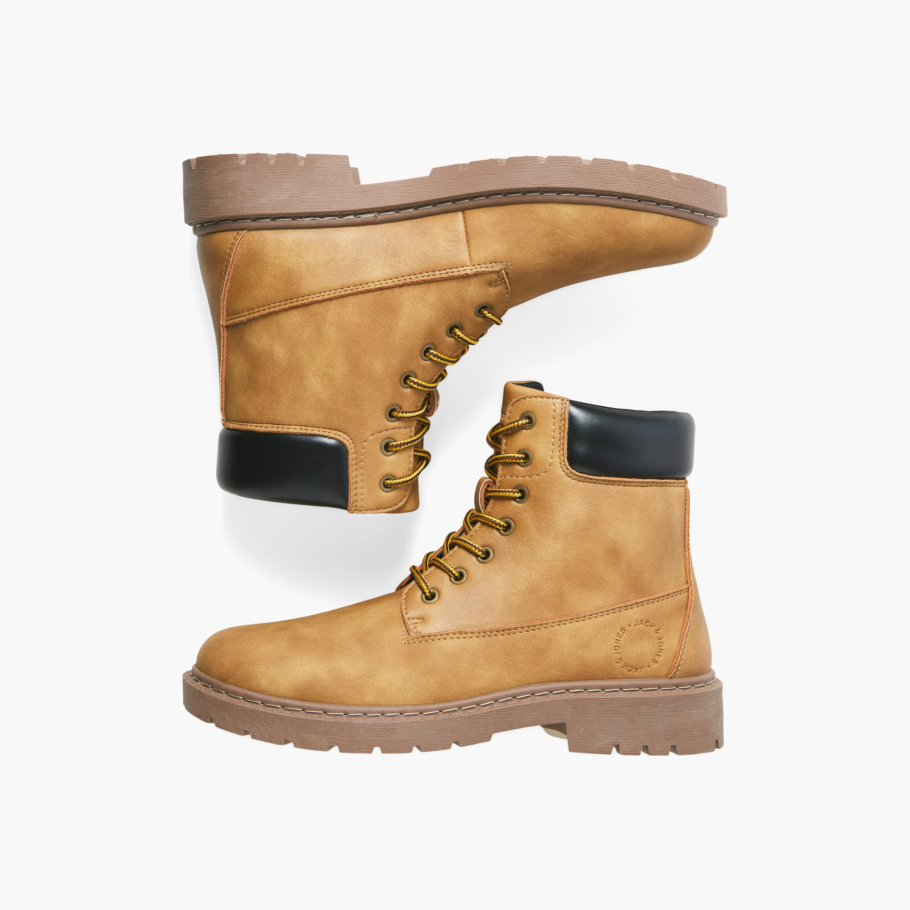 Jack & Jones Men's Lace-Up Ankle Boots | 12282310-men-shoes-boots-image-19