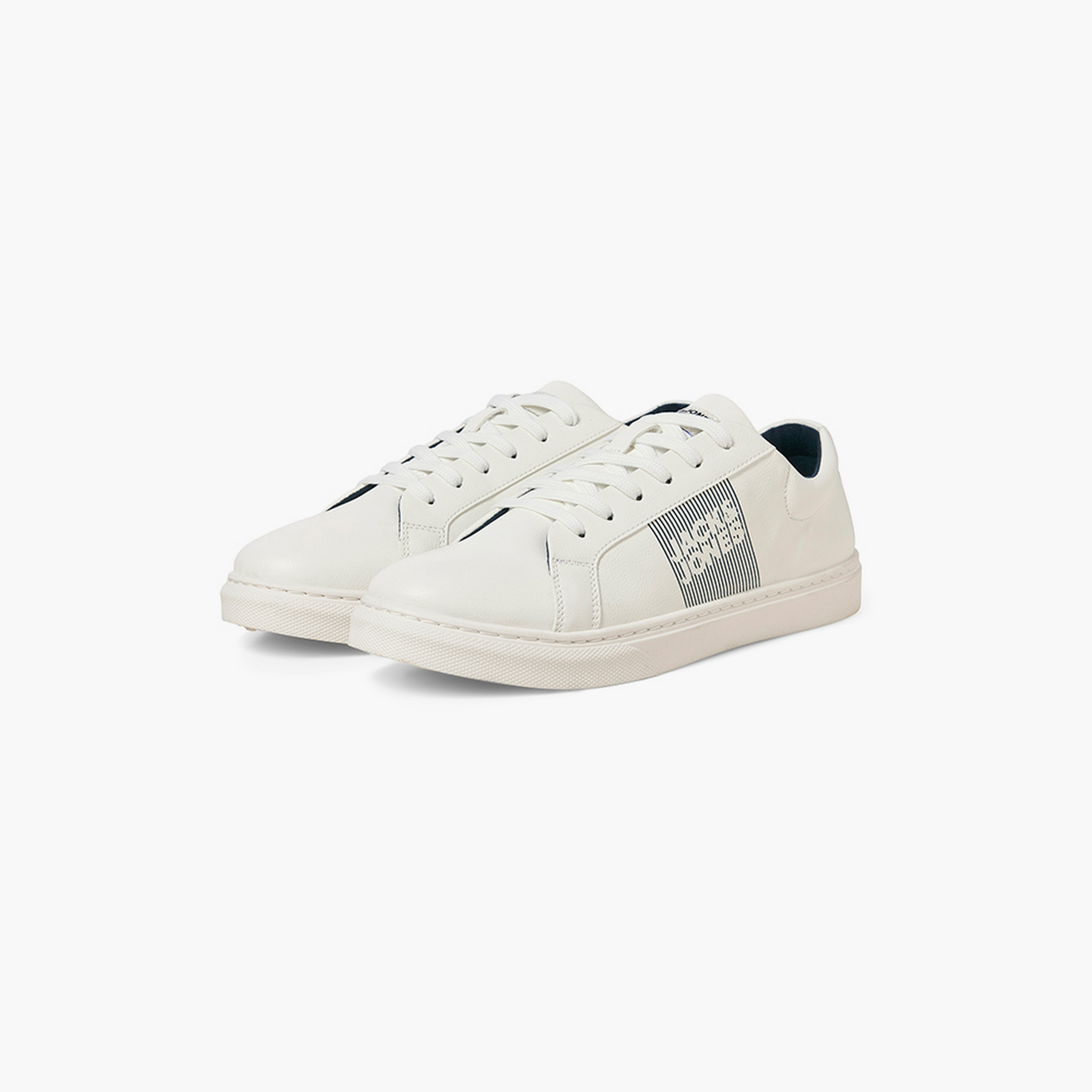 أحذية رياضية رجالية برباط وكاحل منخفض من جاك ان جونز|12282315-men-shoes-sneakers-image-1