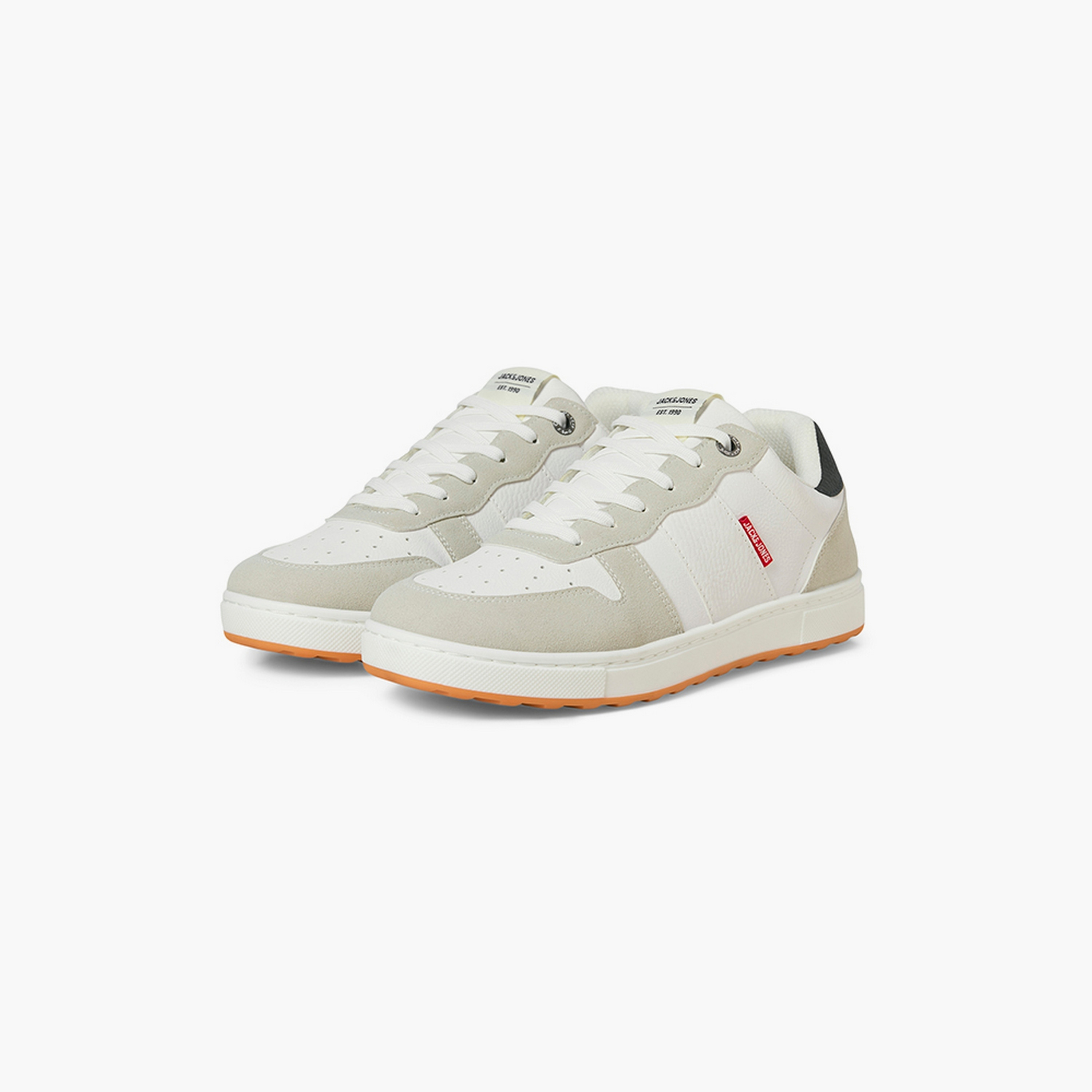 أحذية رياضية رجالية برباط وكاحل منخفض من جاك ان جونز|12282316-men-shoes-sneakers-image-1