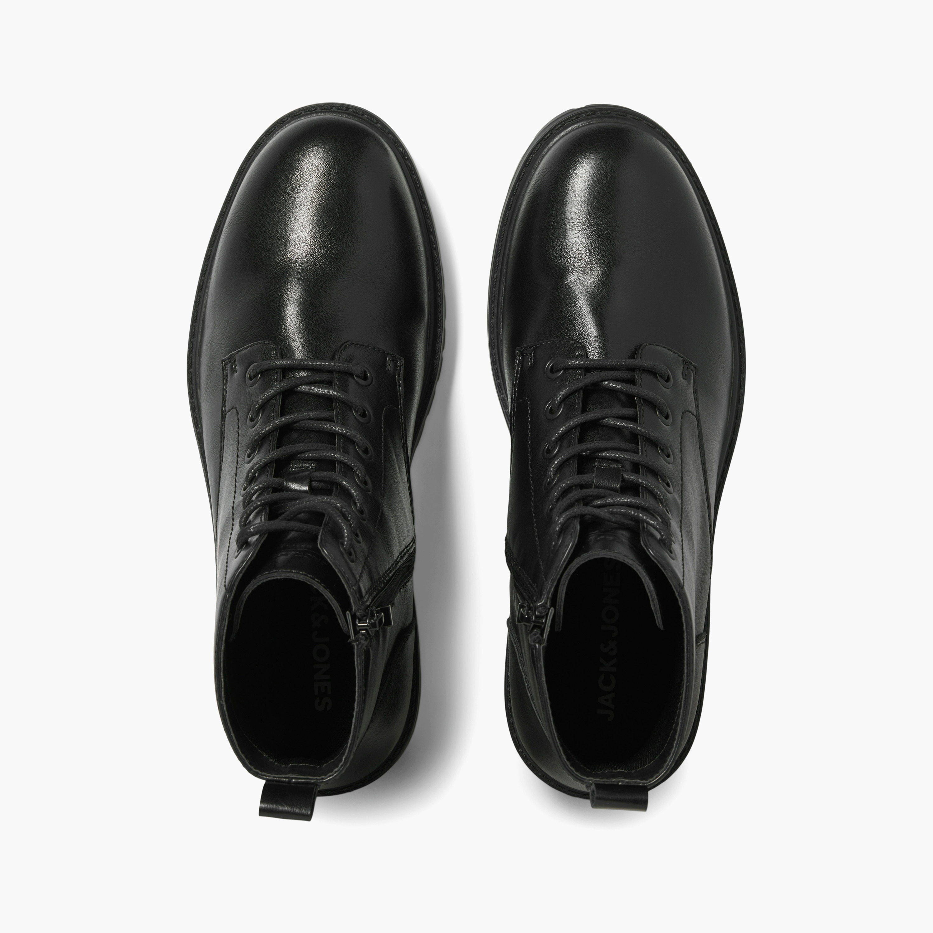 Jack & Jones Men's Lace-Up Ankle Boots | 12282323-men-shoes-boots-image-3