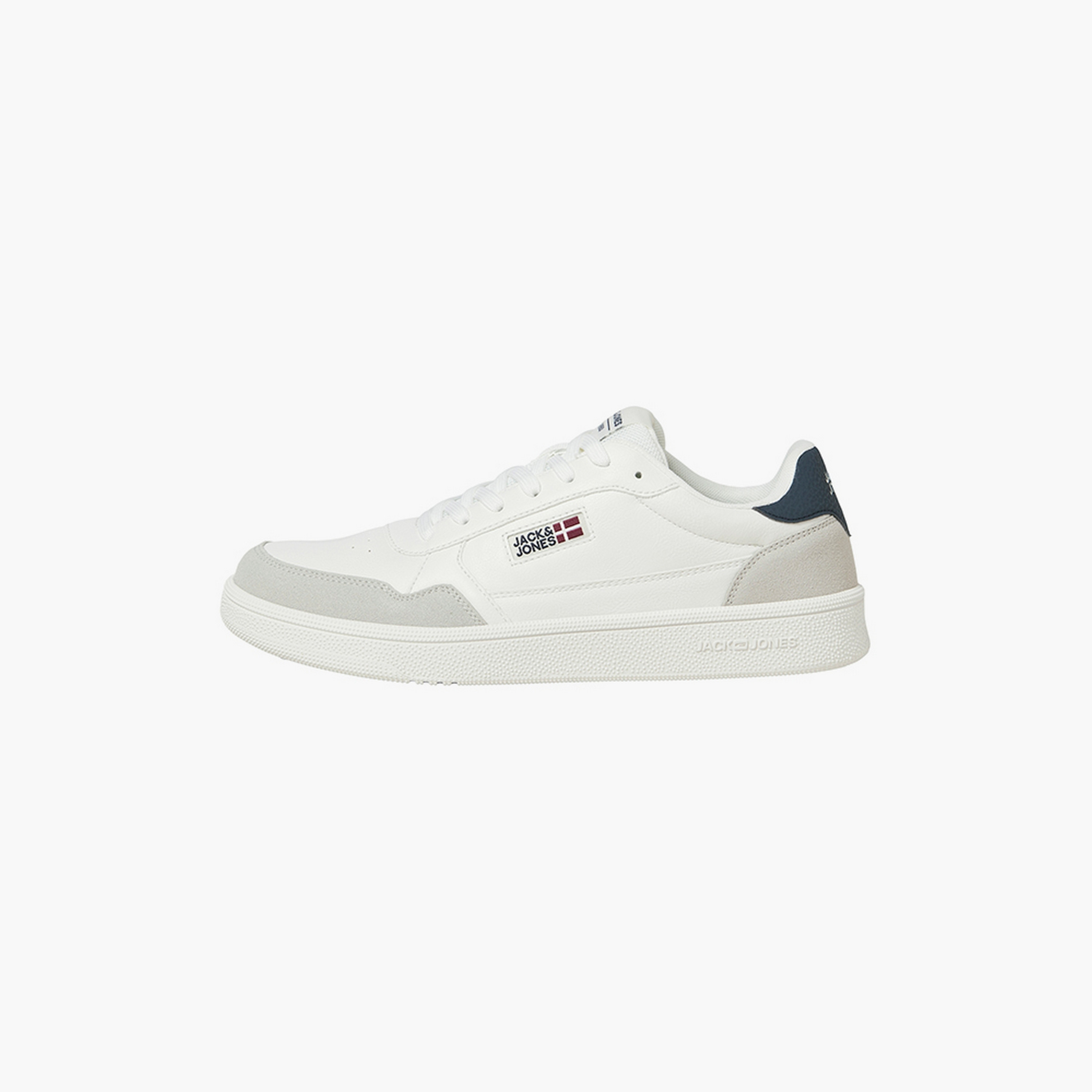 Jack & Jones Men's Lace-Up Low Ankle Sneakers|12282430-men-shoes-sneakers-image-4