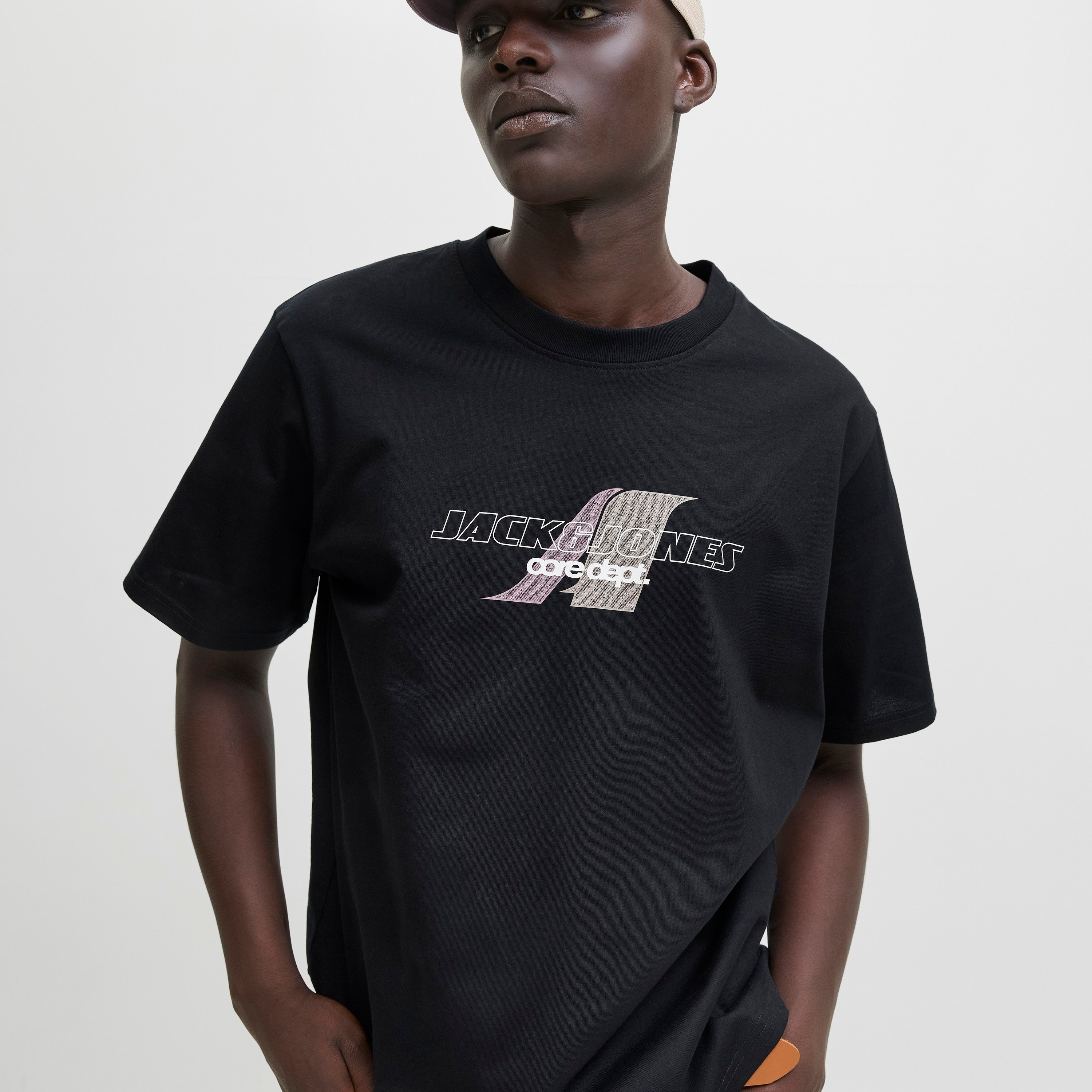 Jack & Jones Graphic Print Crew Neck Short Sleeves Men's T-Shirt-men-clothing-tshirtsandpolos-tshirts-image-3