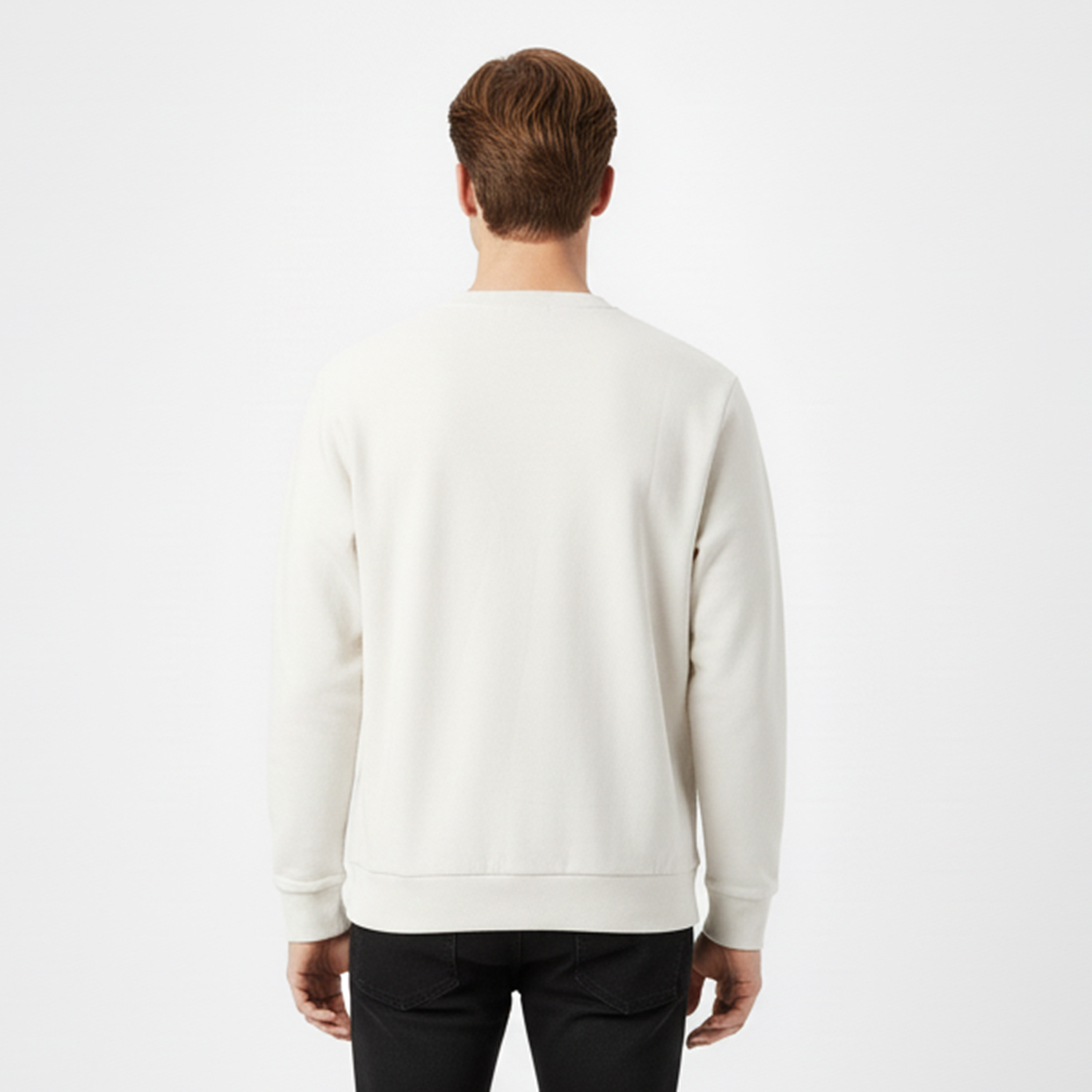 سويت شيرت رجالي جاك آند جونز سادة بياقة مستديرة وأكمام طويلة-men-winterwear-hoodiesandsweatshirts-image-7