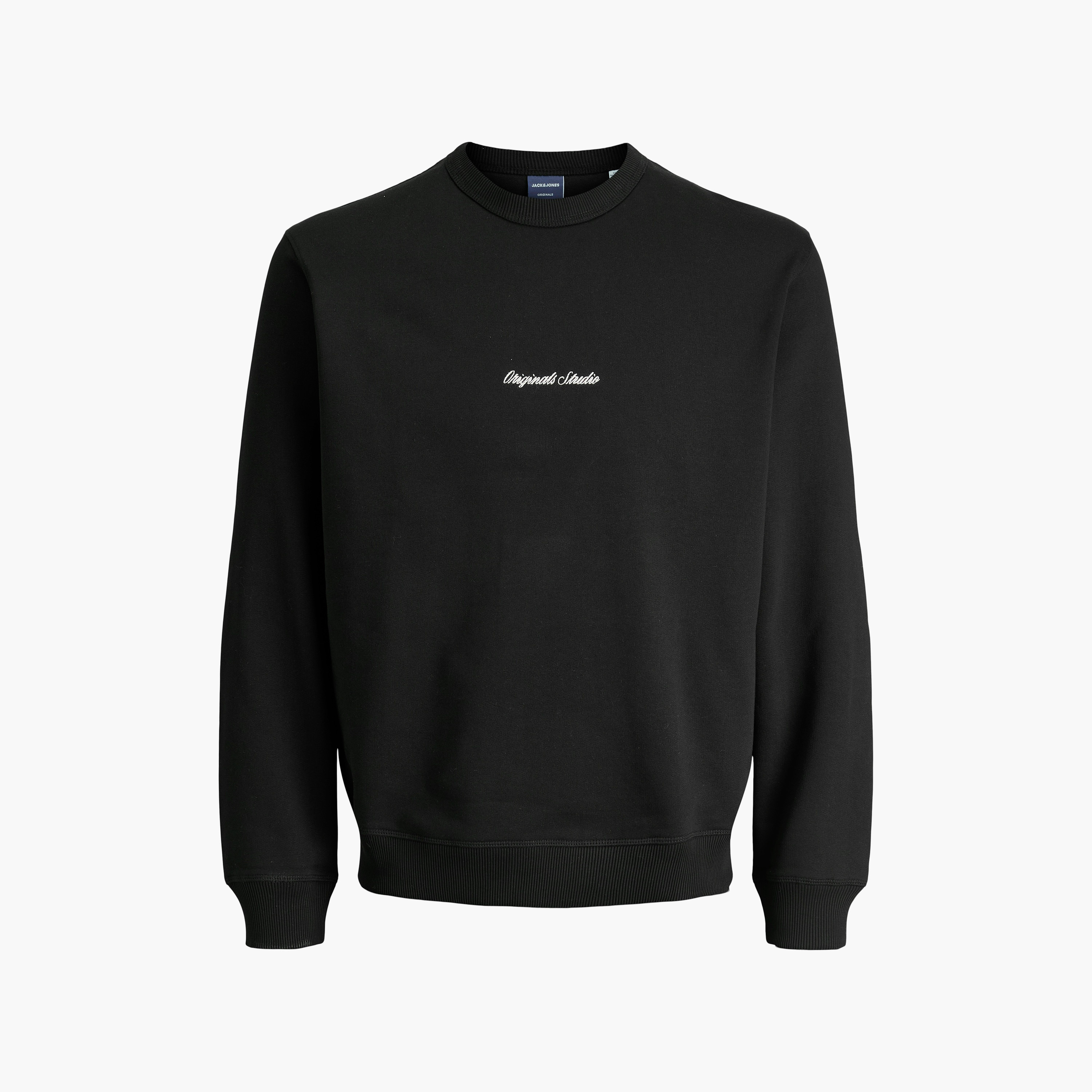 سويت شيرت رجالي سادة بياقة دائرية وأكمام طويلة من جاك آند جونز-men-winterwear-hoodiesandsweatshirts-image-6