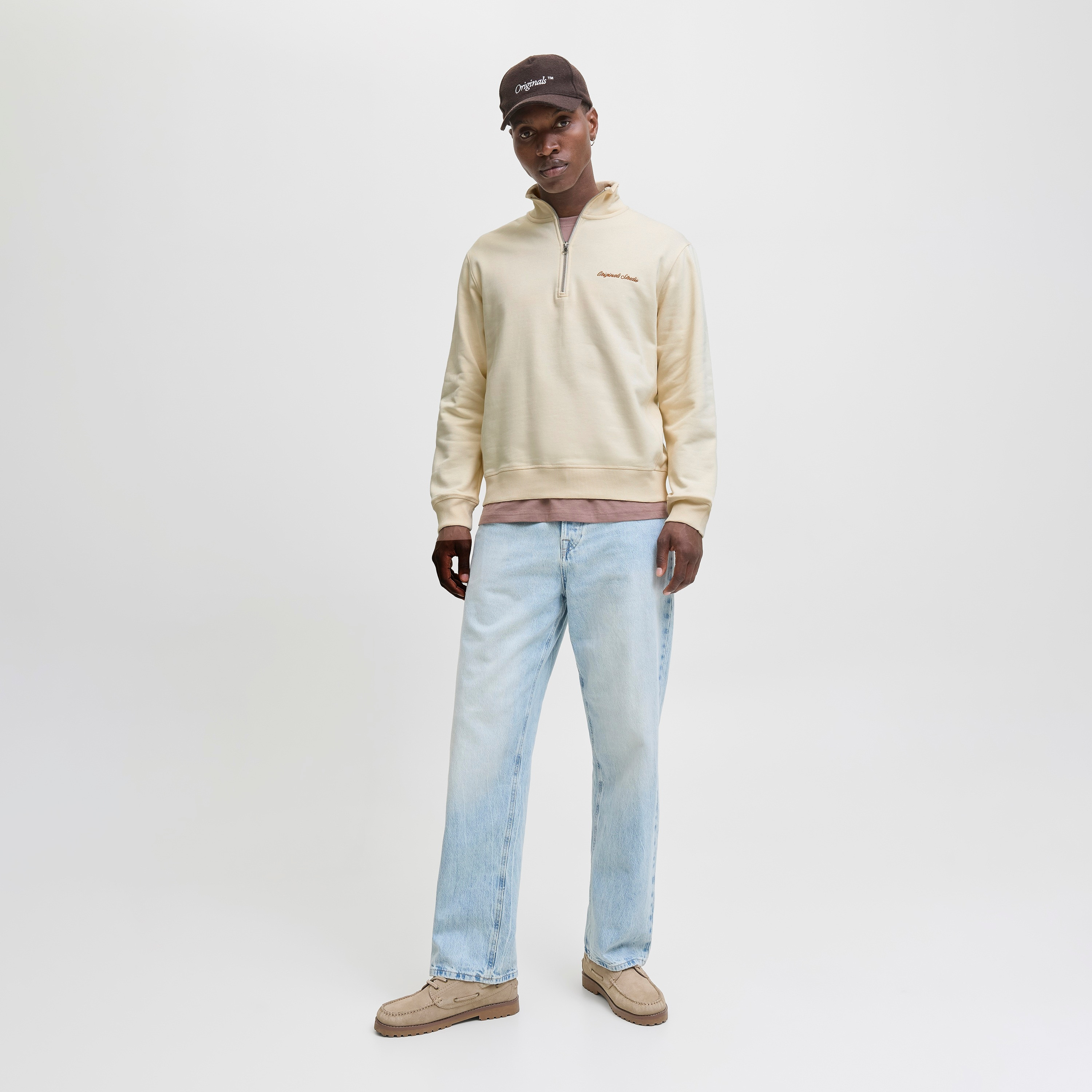 Jack & Jones Plain High Neck Long Sleeves Men's Sweatshirt-men-winterwear-hoodiesandsweatshirts-image-6