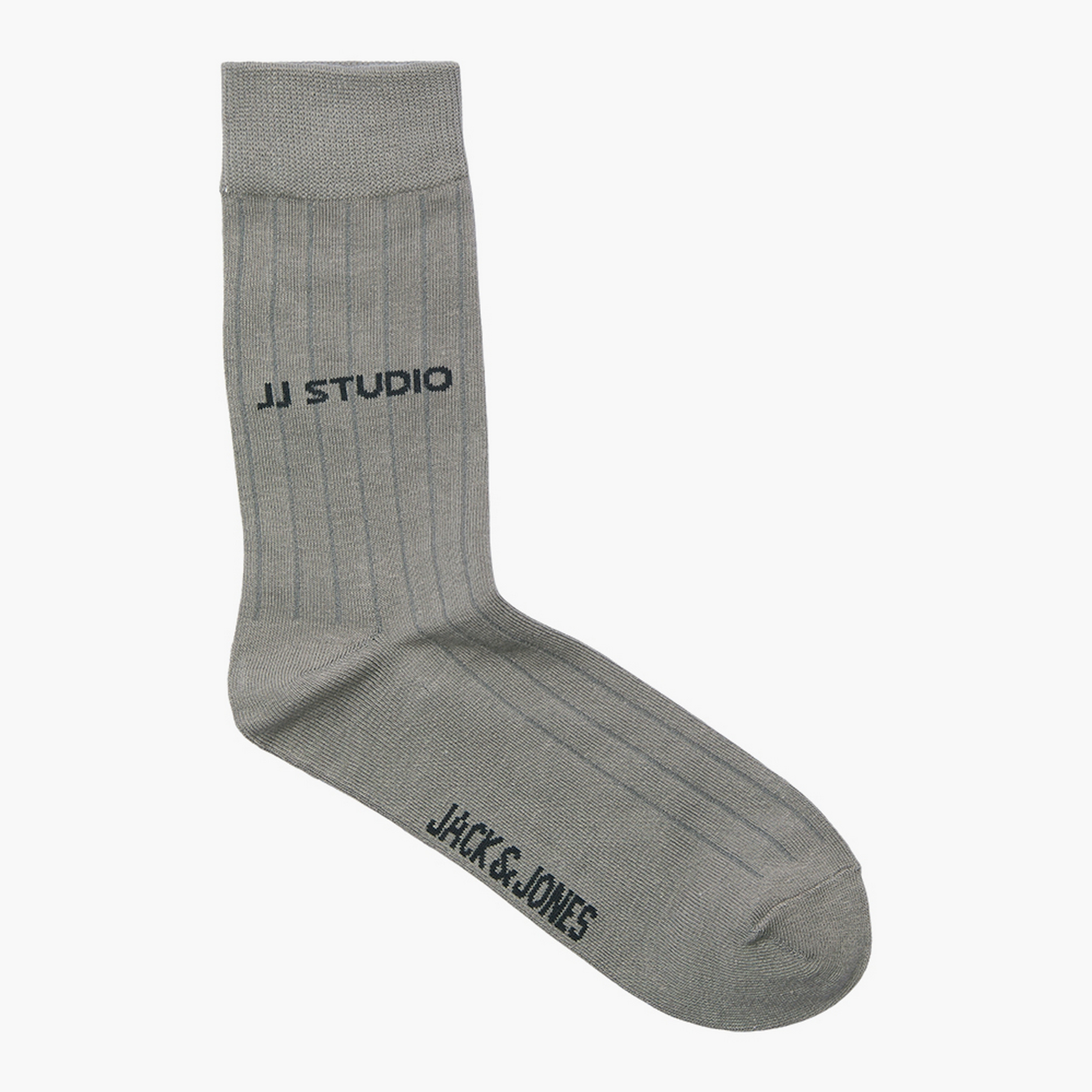 عبوة من 3 جوارب رجالية منقوشة بشعار من جاك ان جونز-men-socks-image-2