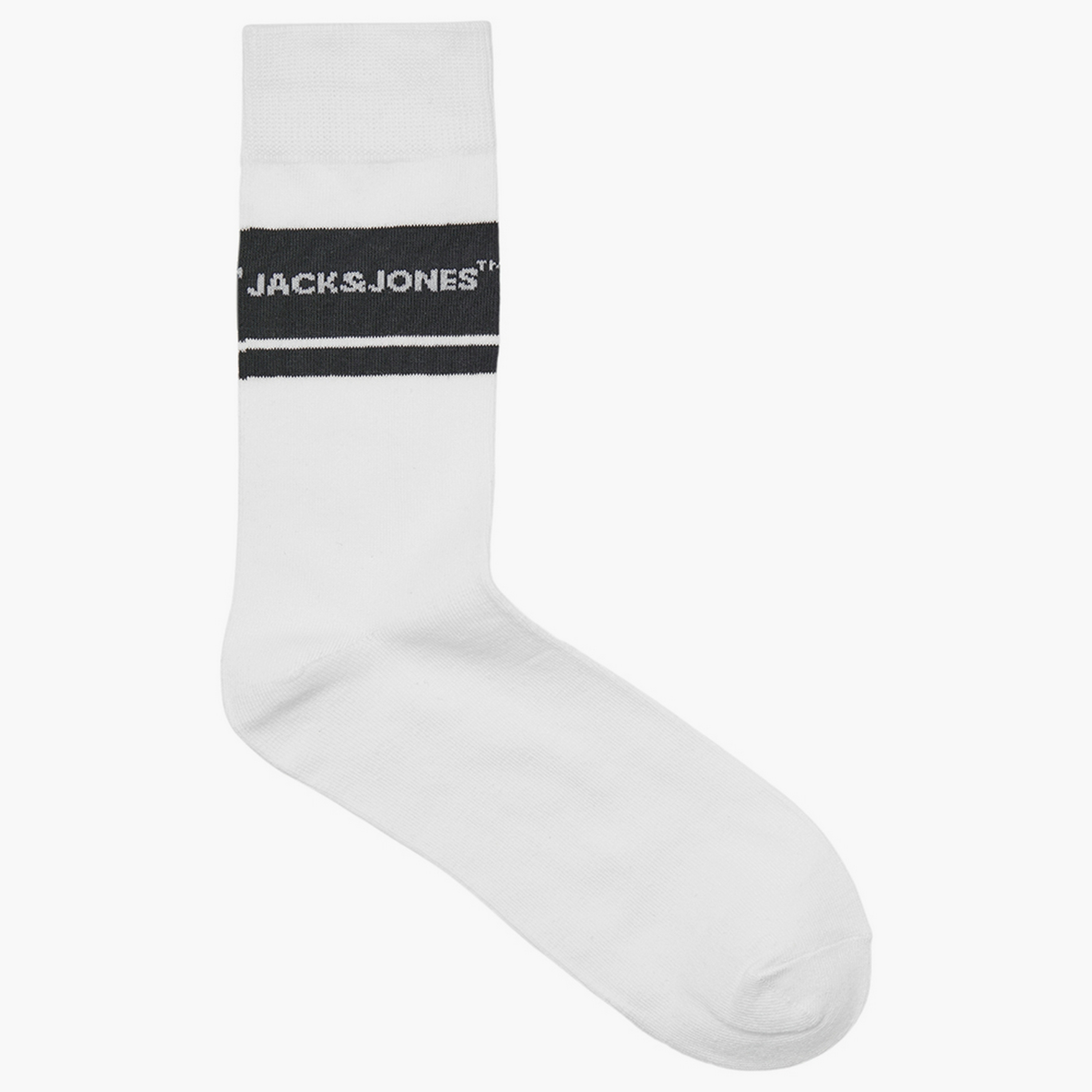 Jack & Jones Pack of 3 Patterned Logo Socks-men-socks-image-2
