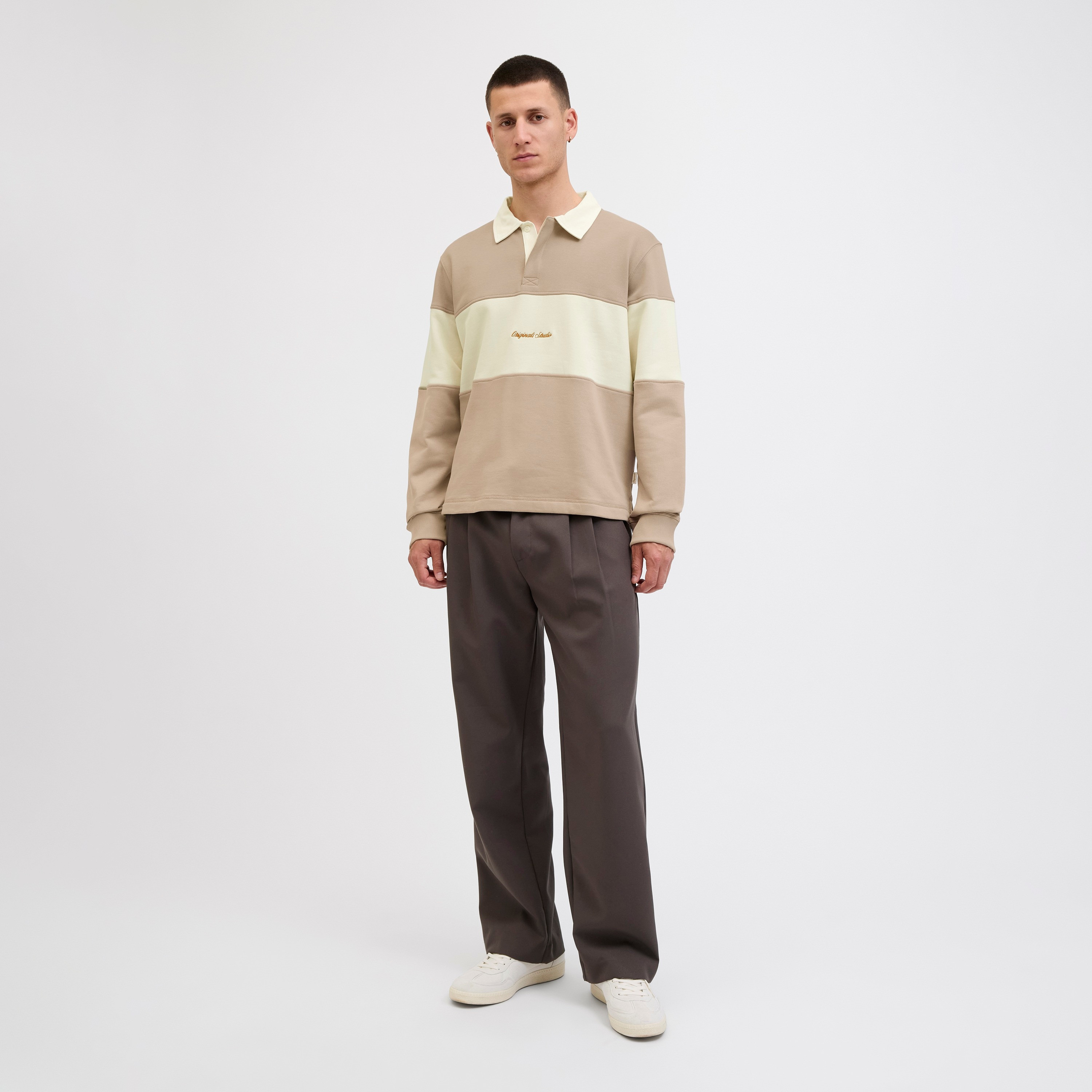 كنزة صوفية رجالية بألوان متعددة بياقة وأكمام طويلة من جاك ان جونز-men-winterwear-hoodiesandsweatshirts-image-6