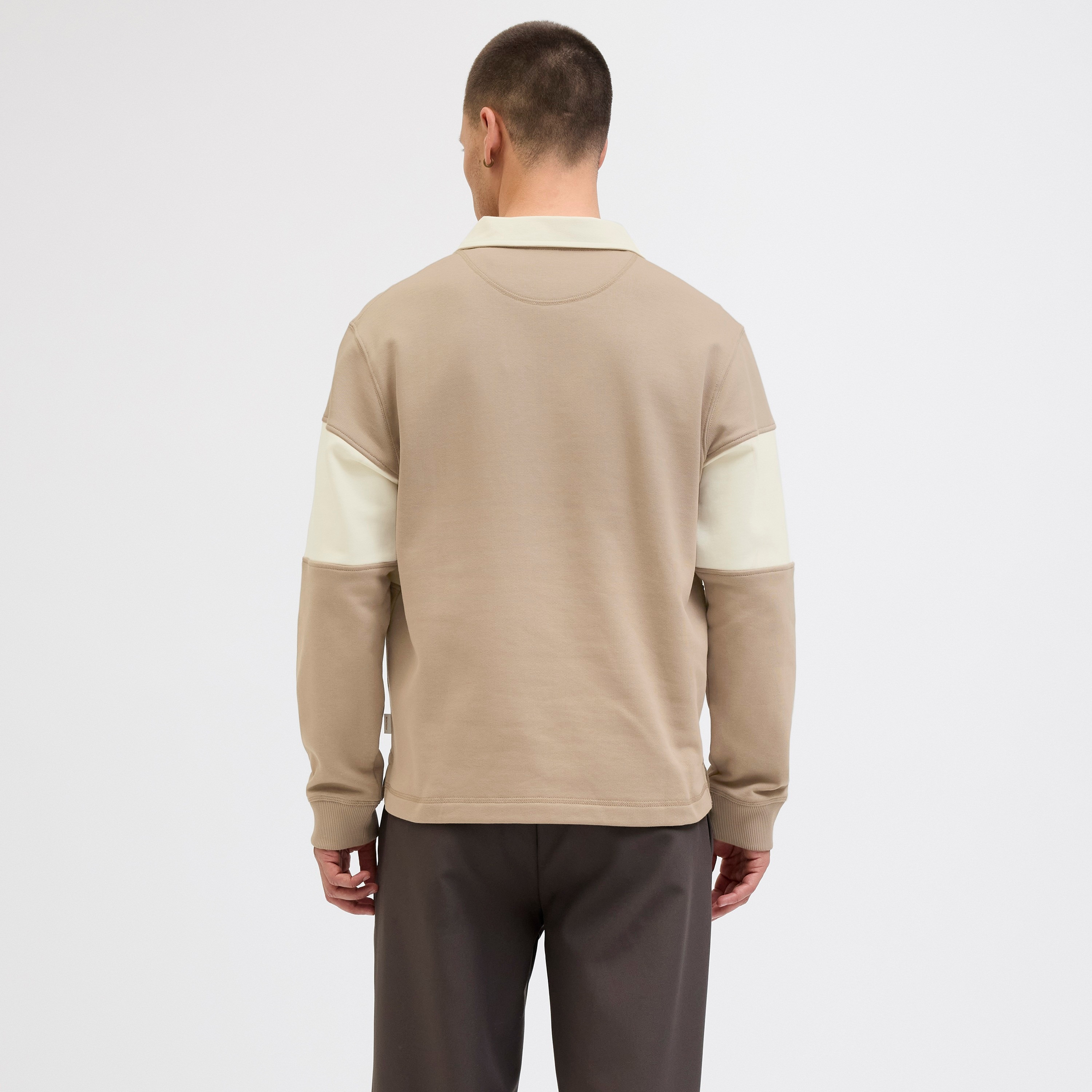 Jack & Jones Color-Block Collared Long Sleeves Men's Sweatshirt-men-winterwear-hoodiesandsweatshirts-image-4